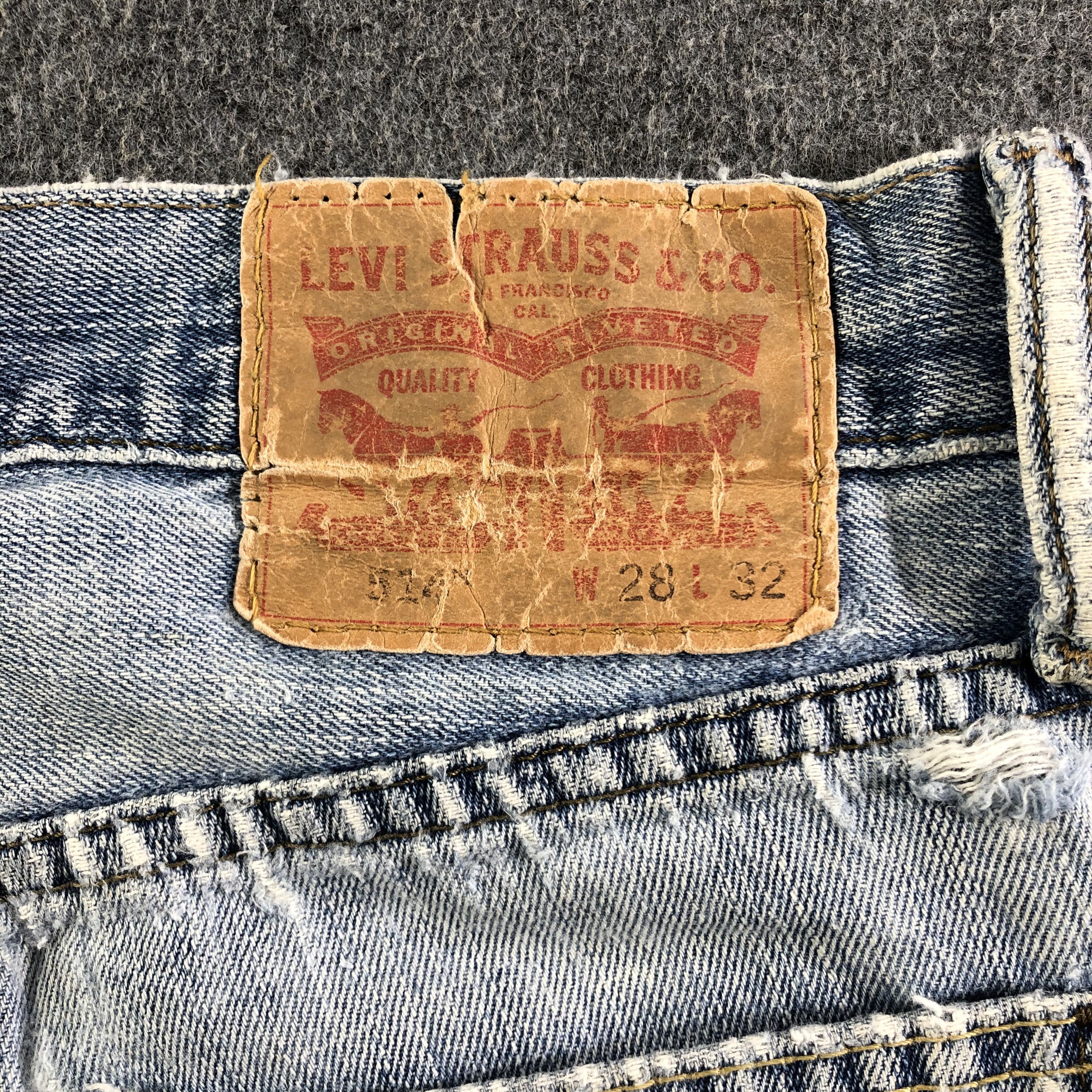 Levi's Vintage Blue Wash Levis 514 Jeans-J3106 Size US 30 / EU 46 - 5 Thumbnail