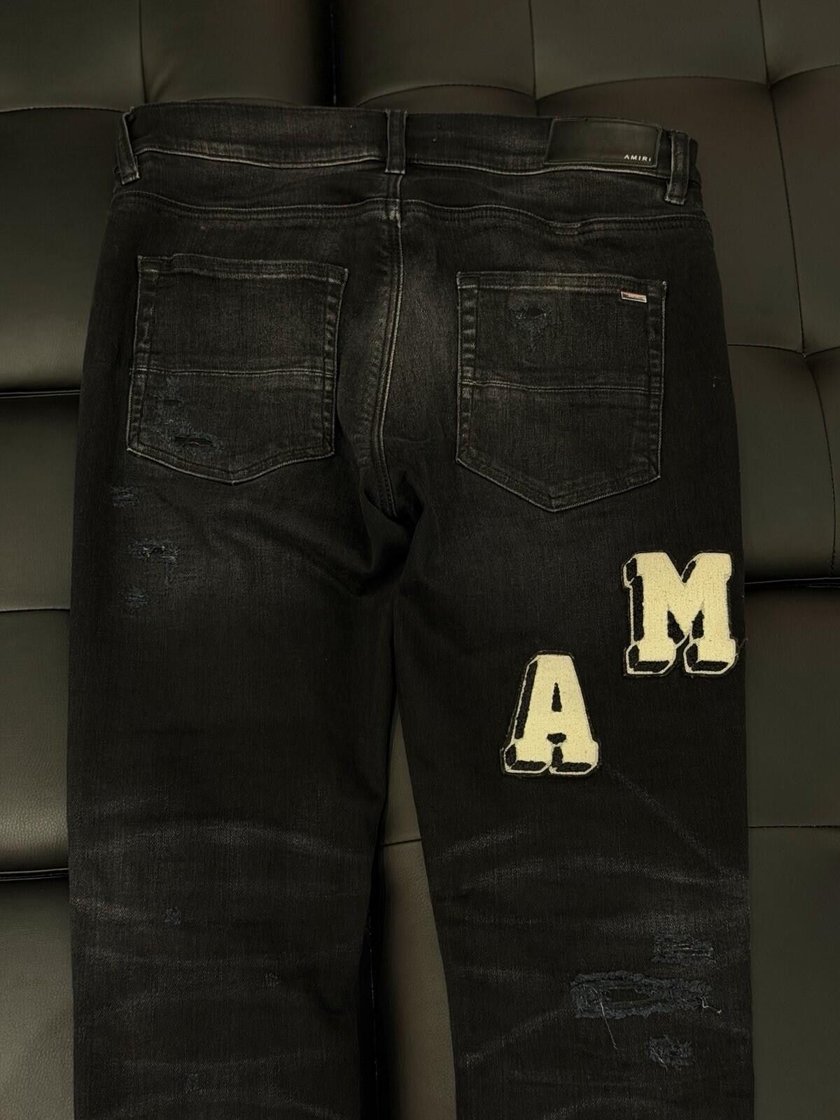 Amiri Size 31 - Amiri Black Jeans 100% Authentic Rare Size US 31 - 12 Thumbnail