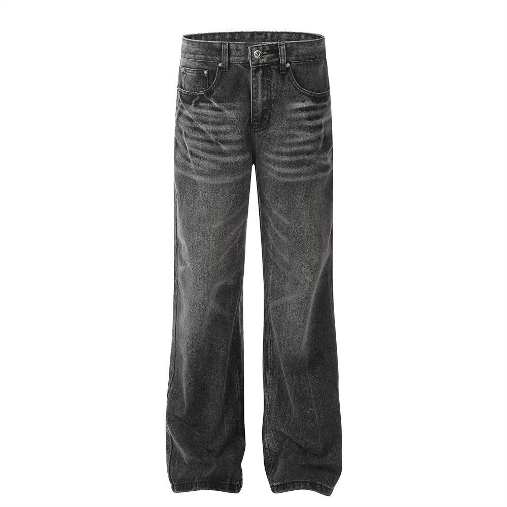 Japanese Brand × Jean Punk washed distressed loose casual flared jeans y2k Size US 34 / EU 50 - 1 Thumbnail