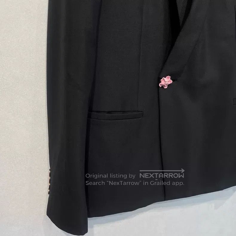 Louis Vuitton Louis Vuitton Black nigo floral button blazer jacket Size US M / EU 48-50 / 2 - 3 Thumbnail