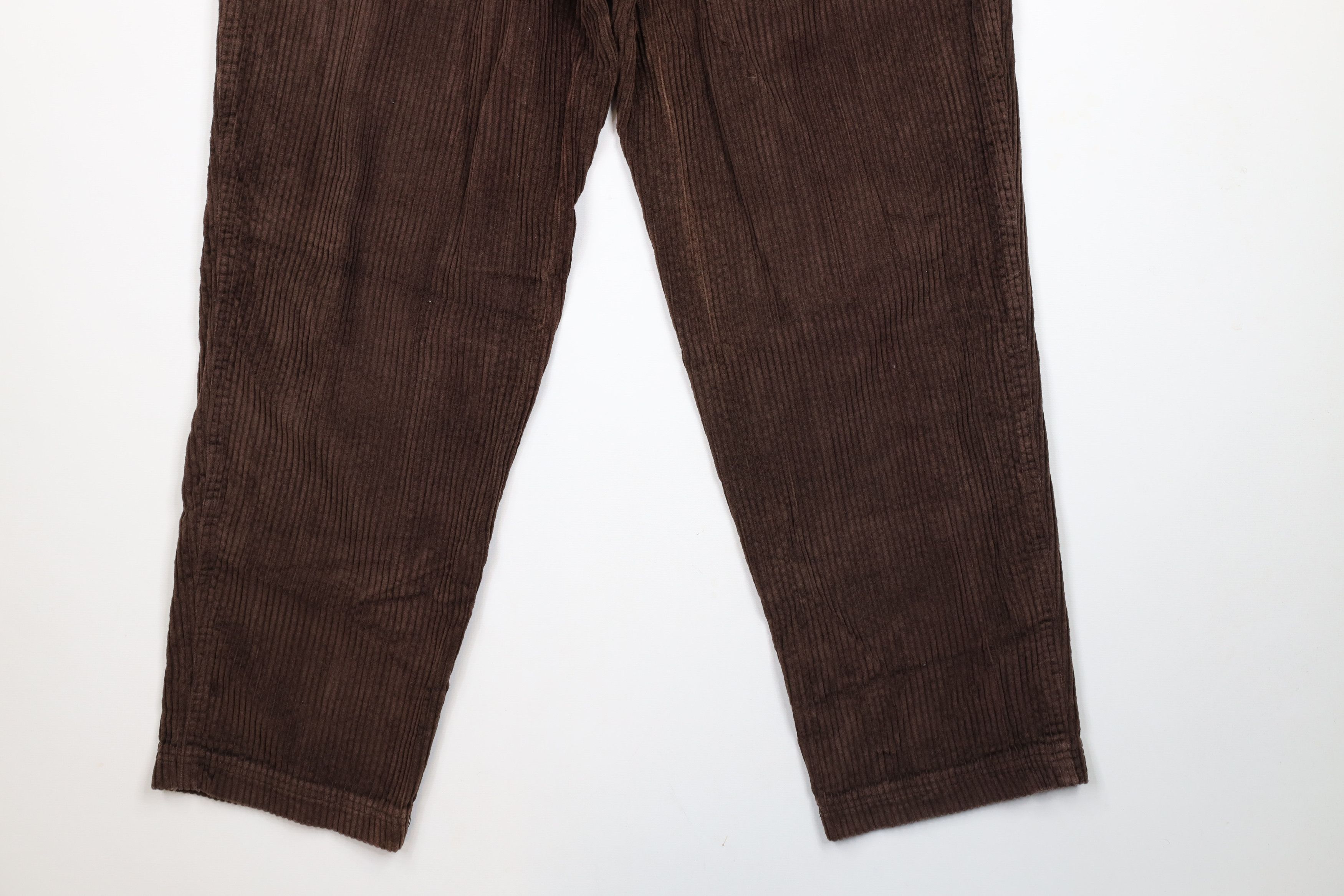 Vintage Vintage 90s Streetwear Wide Leg Corduroy Chino Pants Brown Size US 34 / EU 50 - 11 Thumbnail