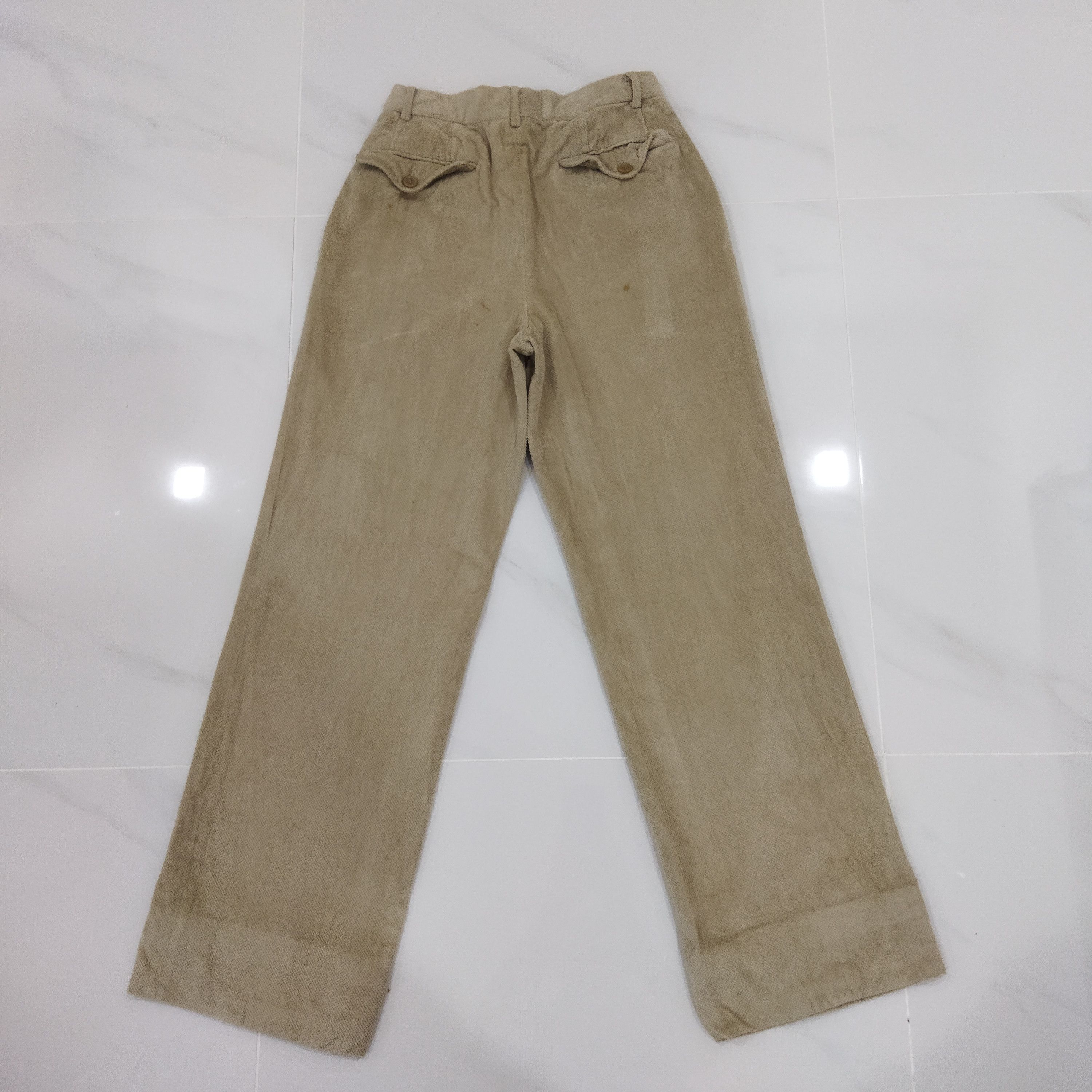 Japanese Brand ST.MARTIN DE JAZZ FADED WHITE YELLOW FLARED PANTS Size US 34 / EU 50 - 6 Thumbnail