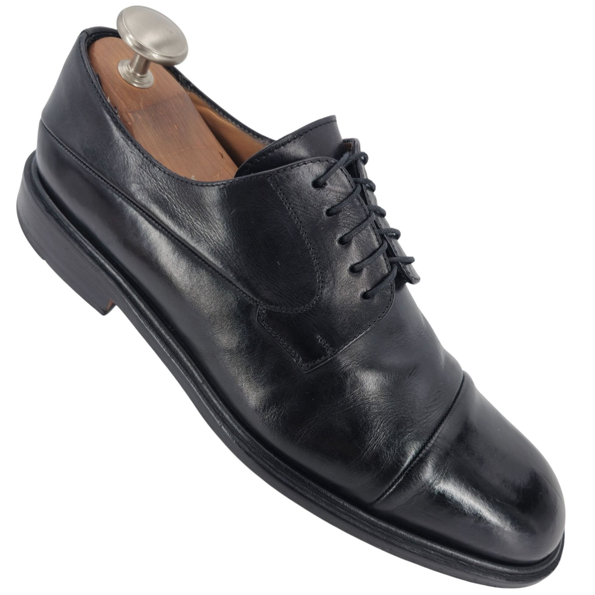 Mezlan Mezlan Spain Mens size 11 Dress Shoes Black Leather Cap-toe Size US 11 / EU 44 - 7 Thumbnail