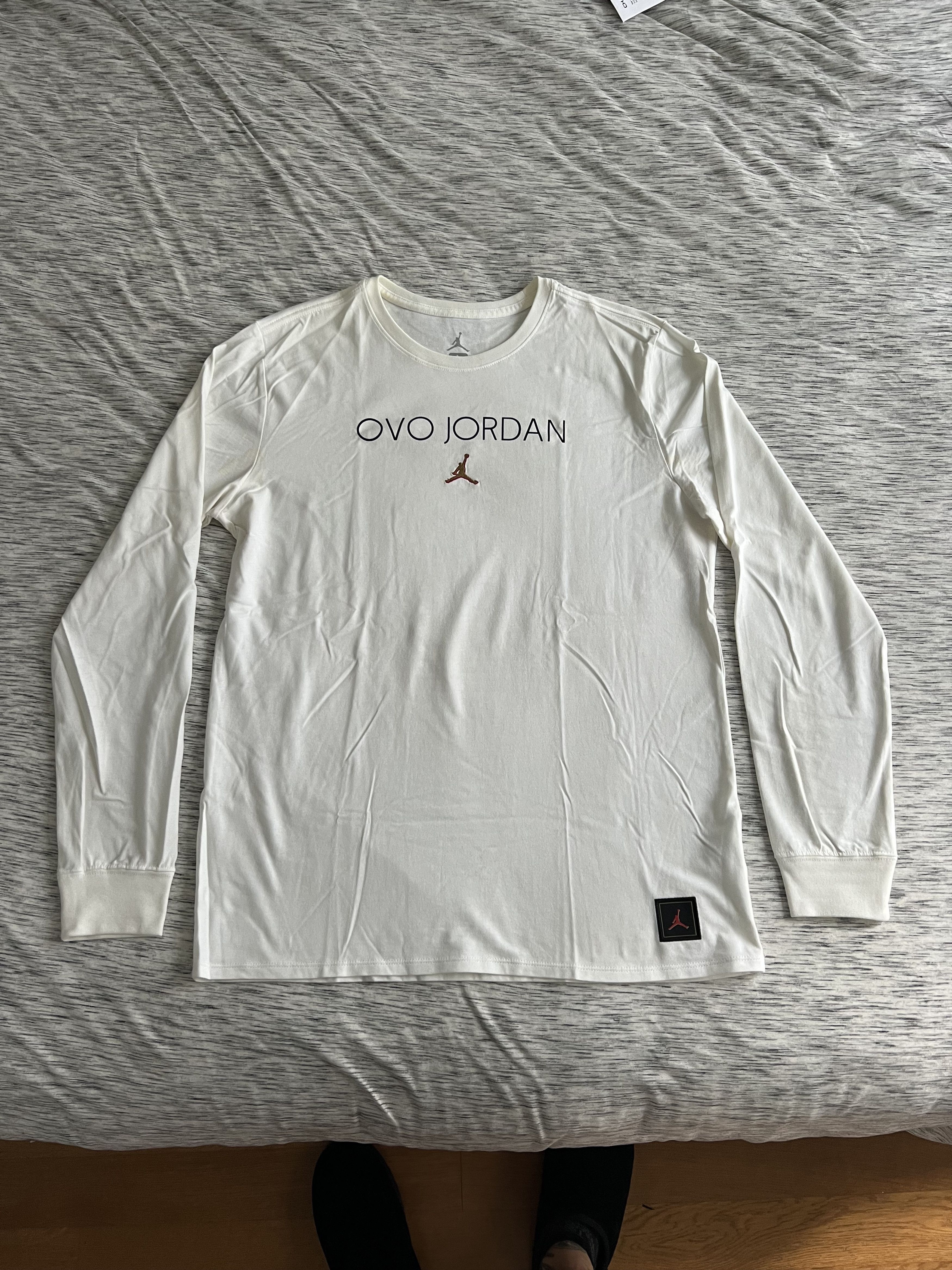 Jordan Brand × Nike × October's Very Own Jordan x OVO Long Sleeve T-Shirt Size US L / EU 52-54 / 3 - 1 Thumbnail