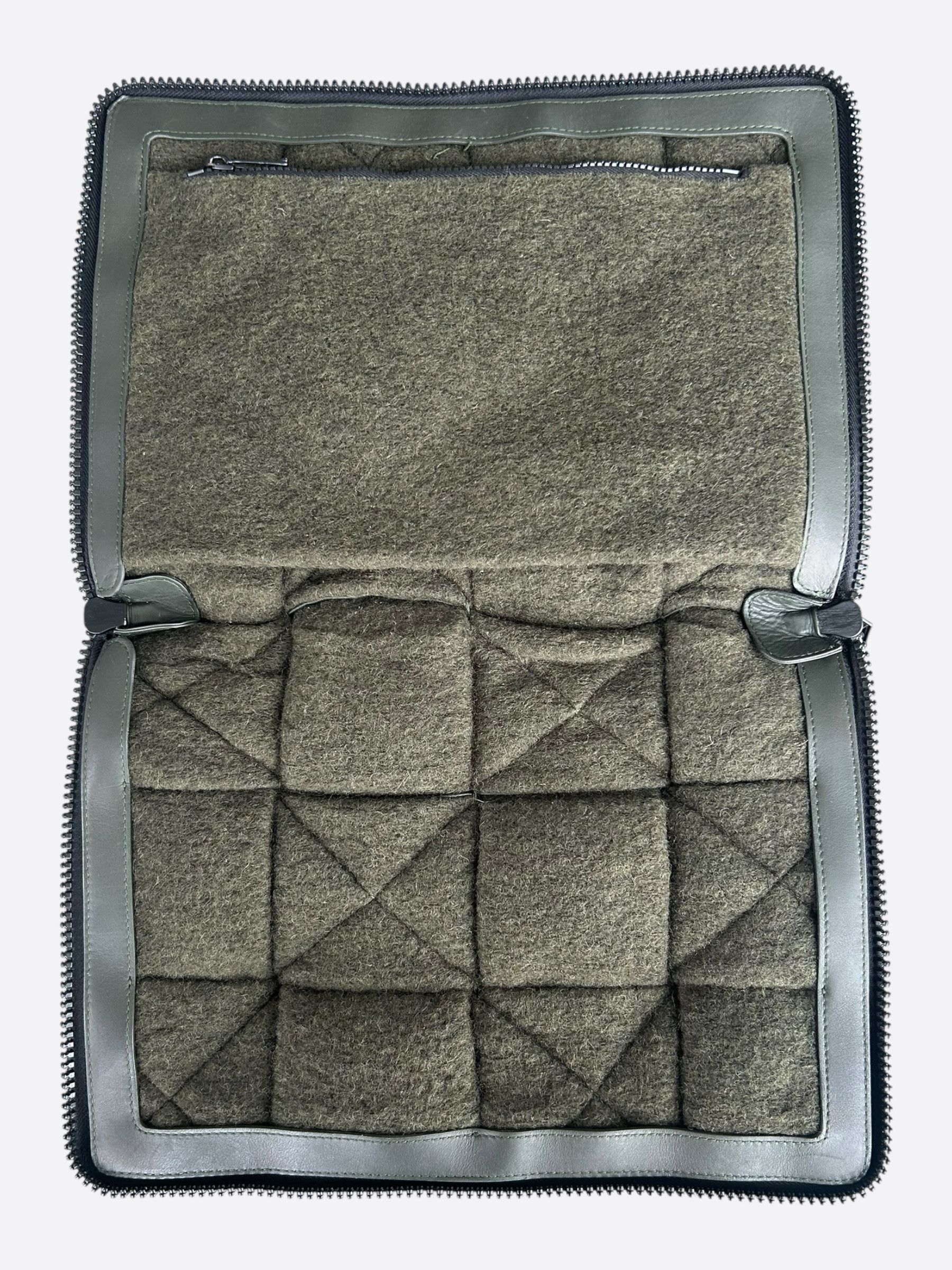 Bottega Veneta Bottega Veneta Green Intrecciato Padded Cassette Clutch Size ONE SIZE - 5 Thumbnail