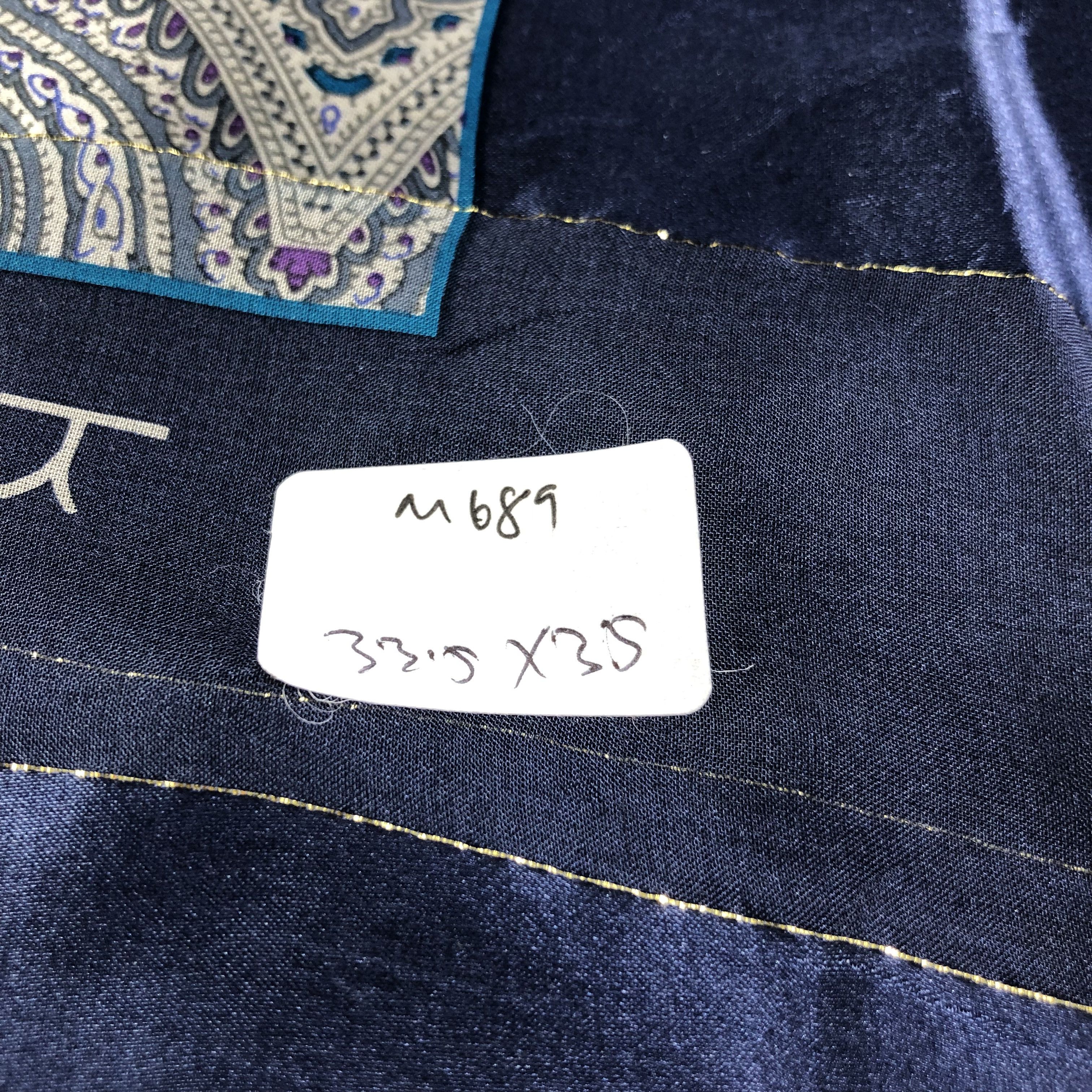 Vintage Philippe Venet Slit Thread Silk Scarf M689 Size ONE SIZE - 5 Thumbnail