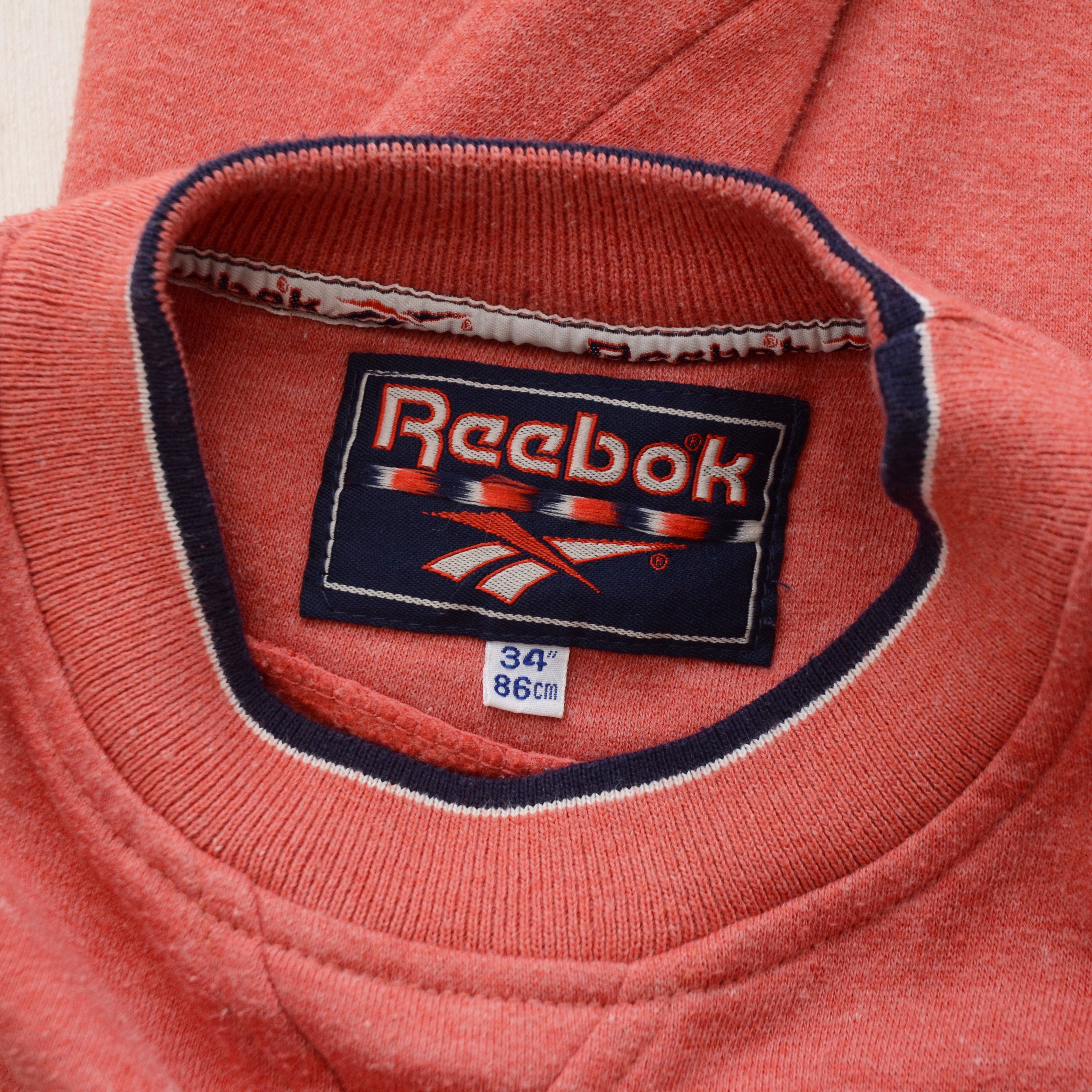Reebok × Vintage Vintage 90s Reebok Sweatshirt Unisex Retro Big Logo Size US S / EU 44-46 / 1 - 10 Thumbnail