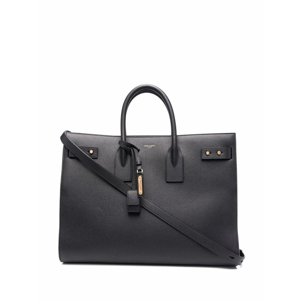 Saint Laurent Paris Saint Laurent BLACK Tote Bags Size ONE SIZE - 1 Thumbnail