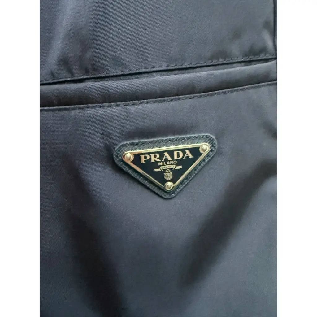 Prada Prada man blu bermuda with logo Size US 32 / EU 48 - 8 Thumbnail