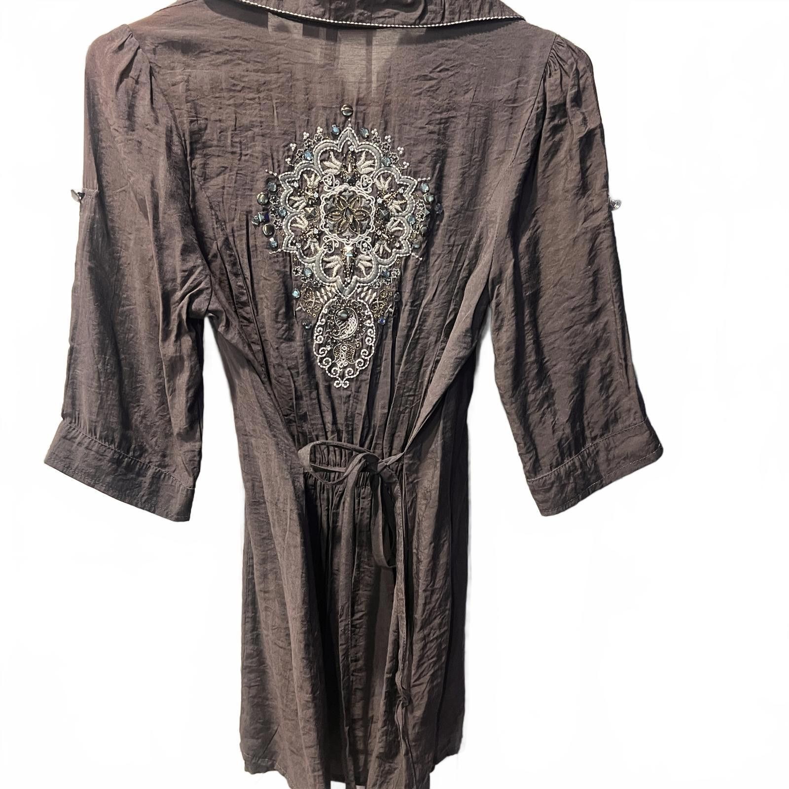 Unknown London Women's Casual Dress with Embroidered Back Detail Size S / US 4 / IT 40 - 4 Thumbnail