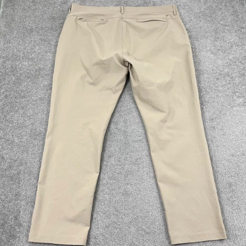 Vintage Public Rec Mens Chino Pants 40 x 30 Tan Straight Leg Travel Golf Office Casual Size US 40 / EU 56 - 2 Thumbnail