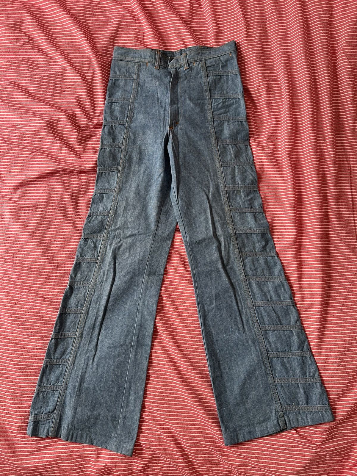 Vintage Vintage Flared Bell Bottom Jeans Size US 28 / EU 44 - 1 Thumbnail