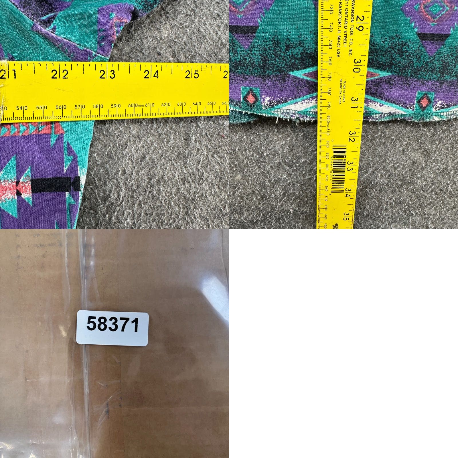 Vintage VINTAGE Panhandle Slim Shirt Men 16.5 34 Purple Green Black Pearl Snap Aztec 90s Size US XL / EU 56 / 4 - 8 Thumbnail
