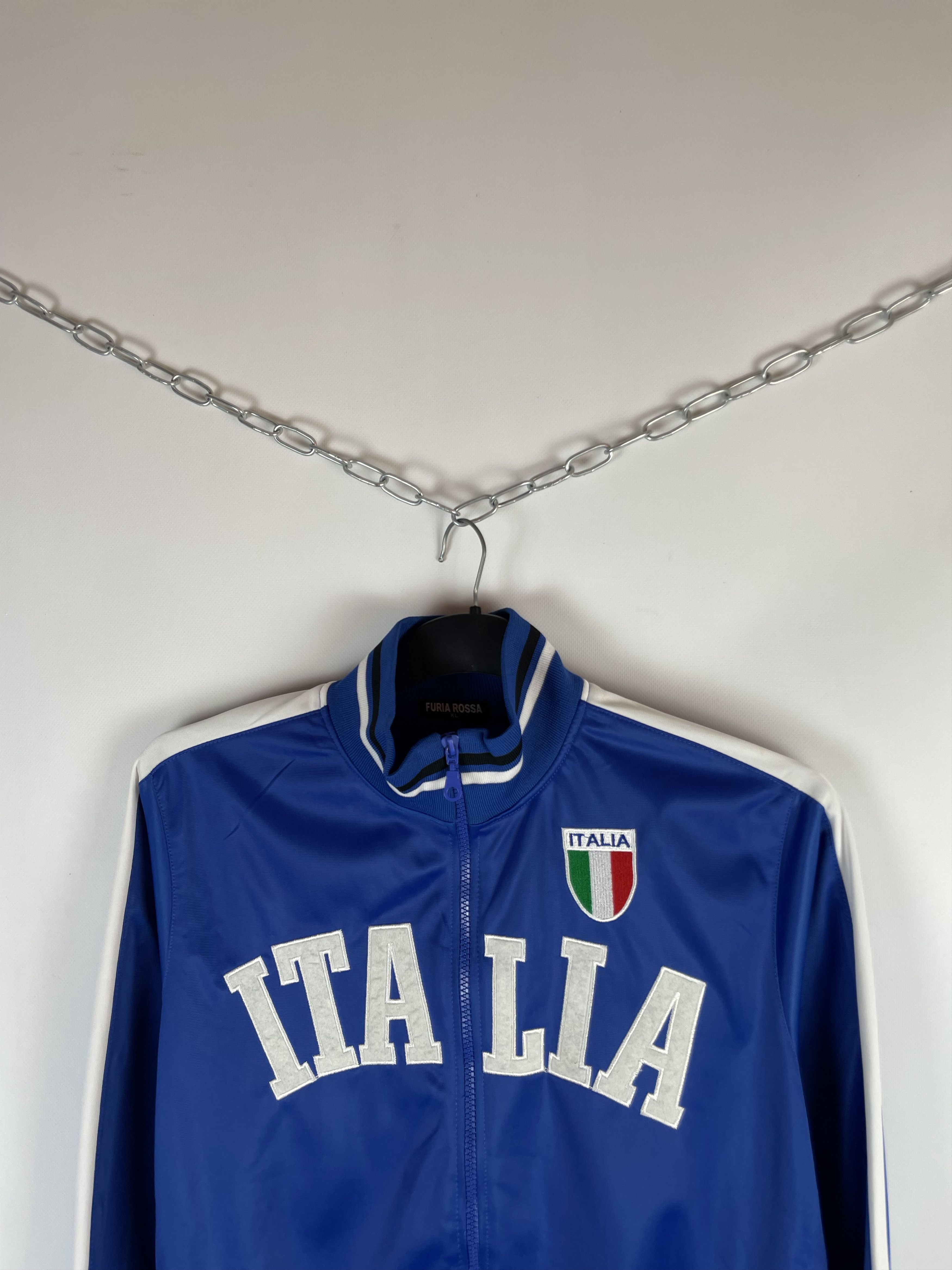Japanese Brand Vintage italy Zip Sweatshirt Track Jacket Italia 00s Y2K Size US XL / EU 56 / 4 - 3 Thumbnail