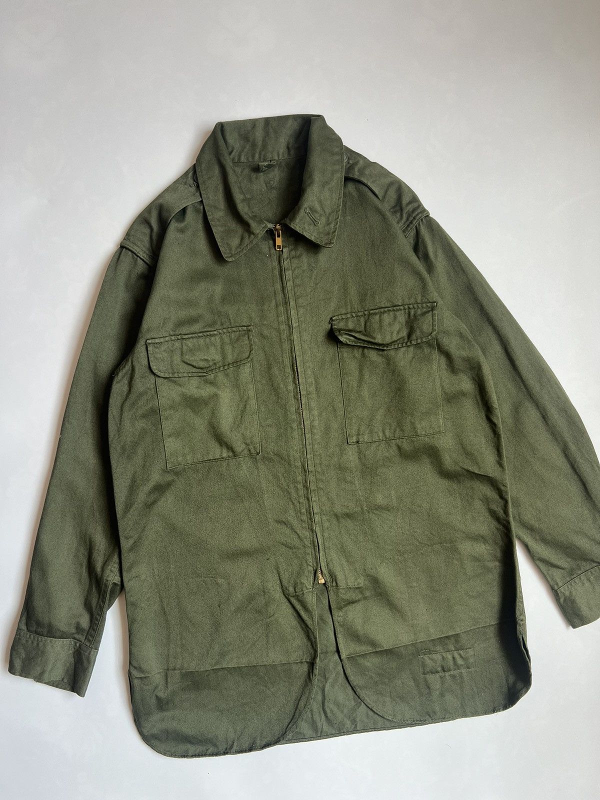 Japanese Brand Vintage Military Zip Up Army Jacket Size US M / EU 48-50 / 2 - 2 Thumbnail