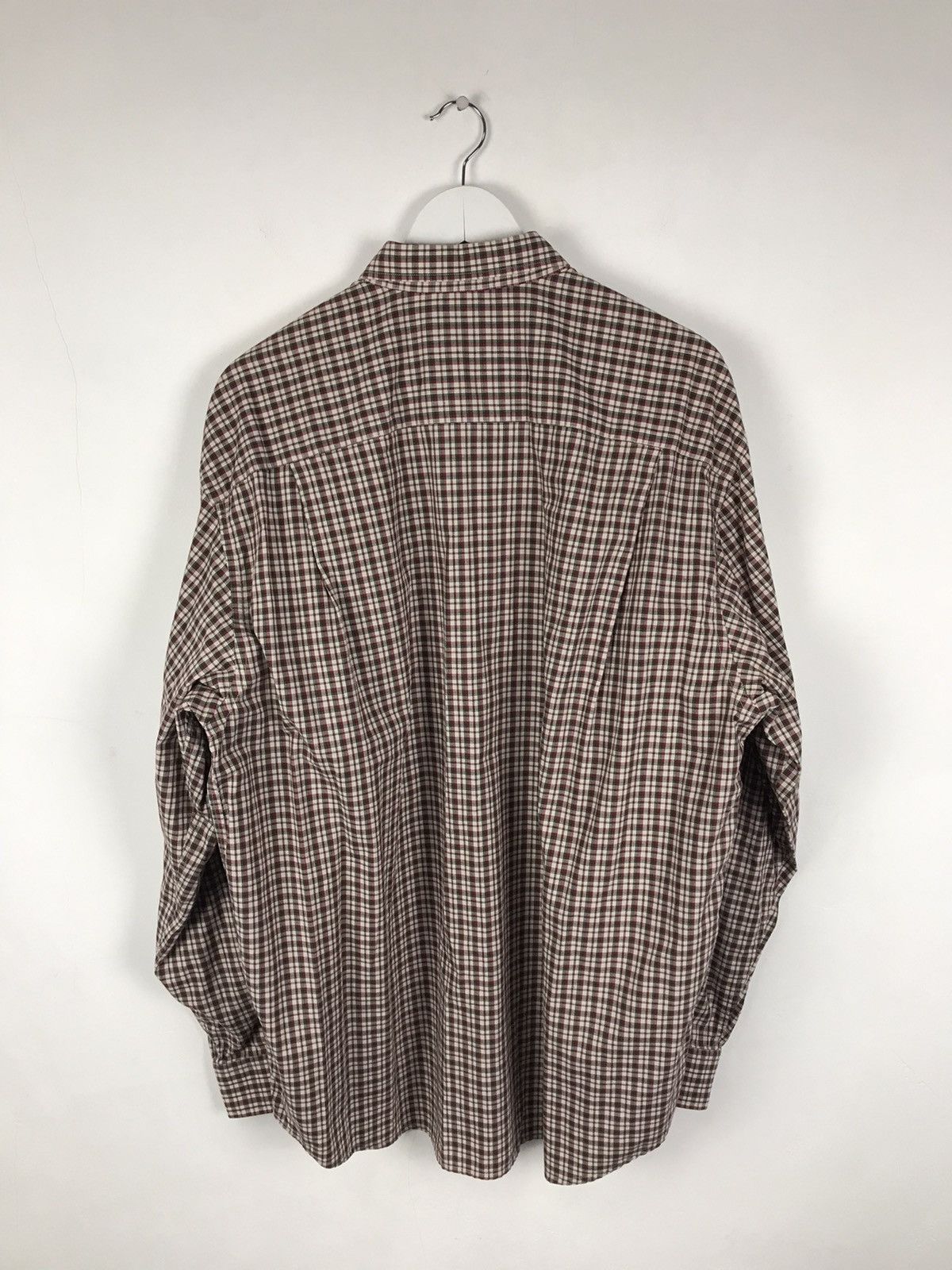 Lacoste Men’s XL/54,Locoste Classic Casual Small Plaid Cotton Shirt Size US XL / EU 56 / 4 - 2 Thumbnail