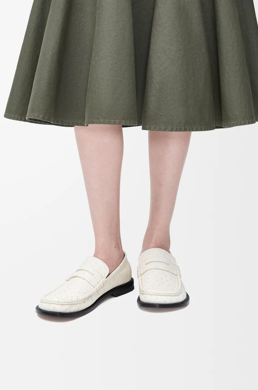 Loewe o1loc1c0525 Loafers in Ecru Size US 11 / IT 41 - 2 Thumbnail