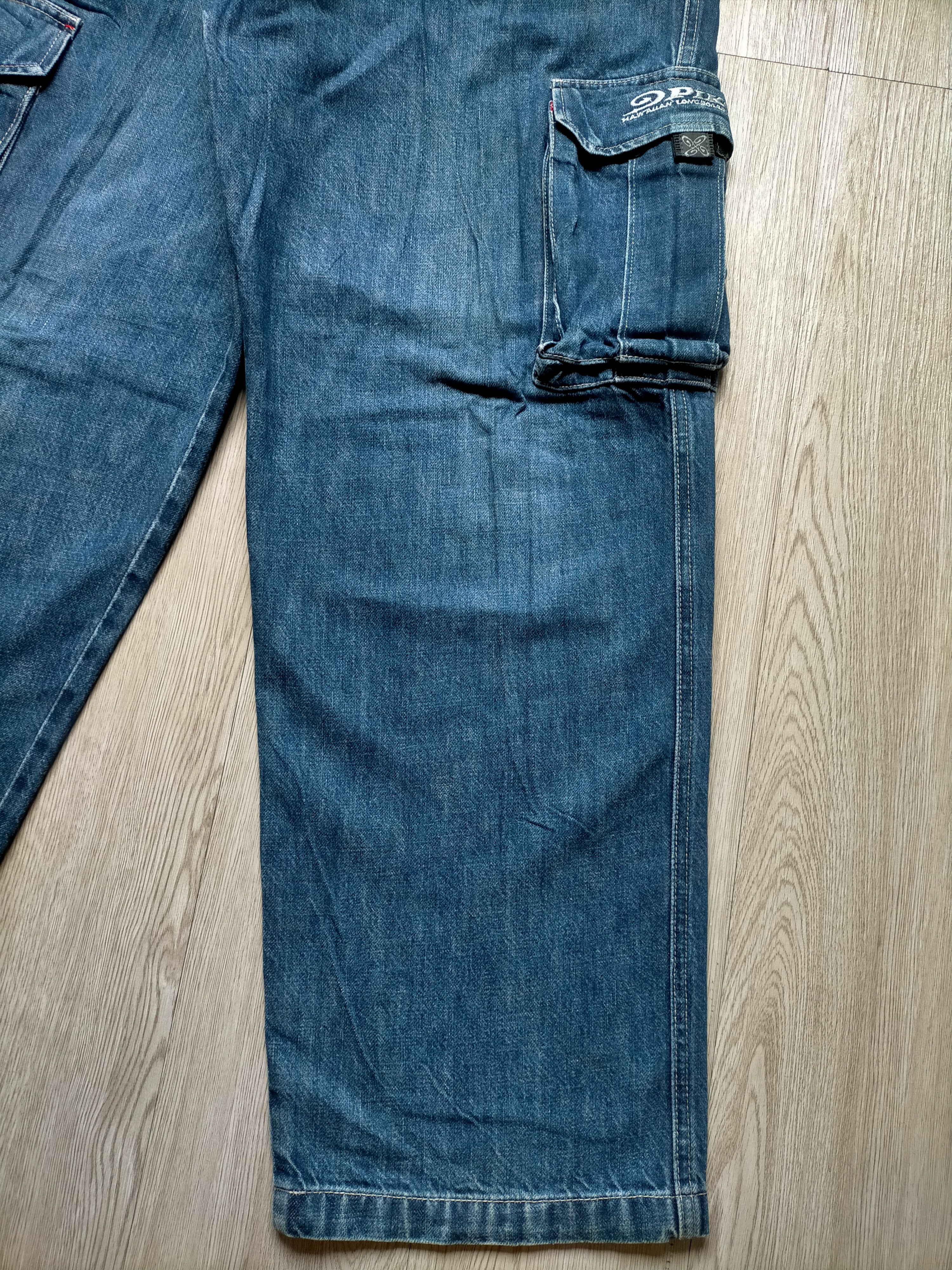 JNCO Vintage 90s Piko Baggy Cargo Denim Pants Size US 29 - 8 Thumbnail