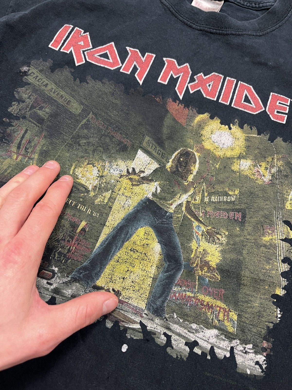 Band Tees × Iron Maiden × Vintage 2004 Vintage Iron Maiden "The Early Days" Rock Band Tee Size US M / EU 48-50 / 2 - 8 Thumbnail