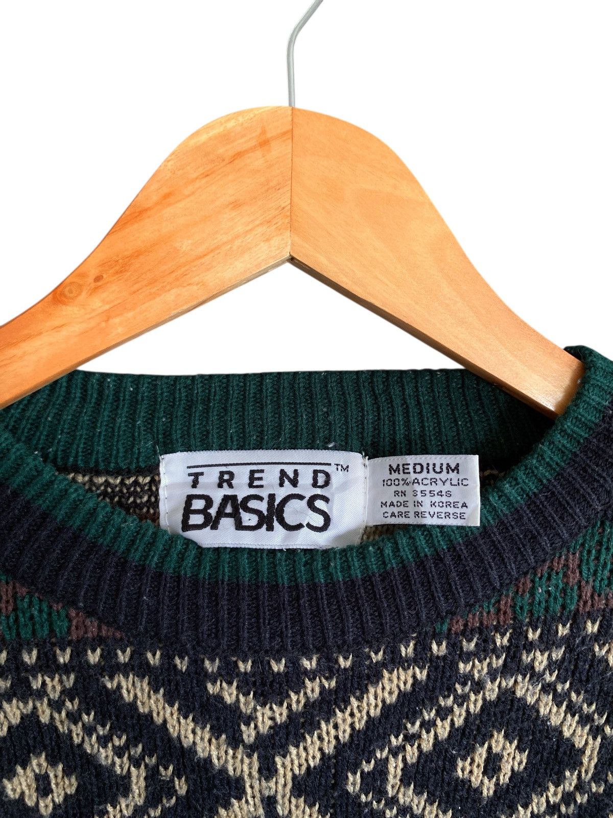 Vintage Vintage Brand Trend Basics Navajo Wool Knitwear 1990s Size US M / EU 48-50 / 2 - 6 Thumbnail