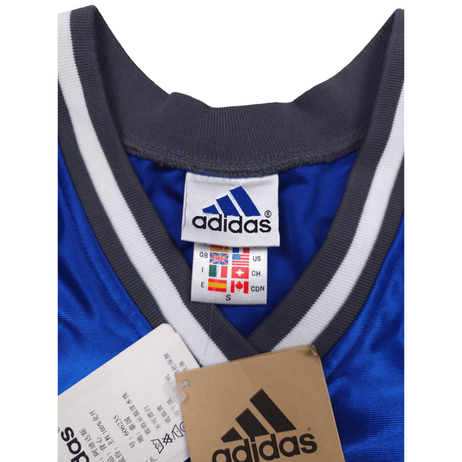 Adidas × NBA 💎 New With Tags Size S Blue Tank Top Sleeveless T-Shirt Size US S / EU 44-46 / 1 - 6 Thumbnail
