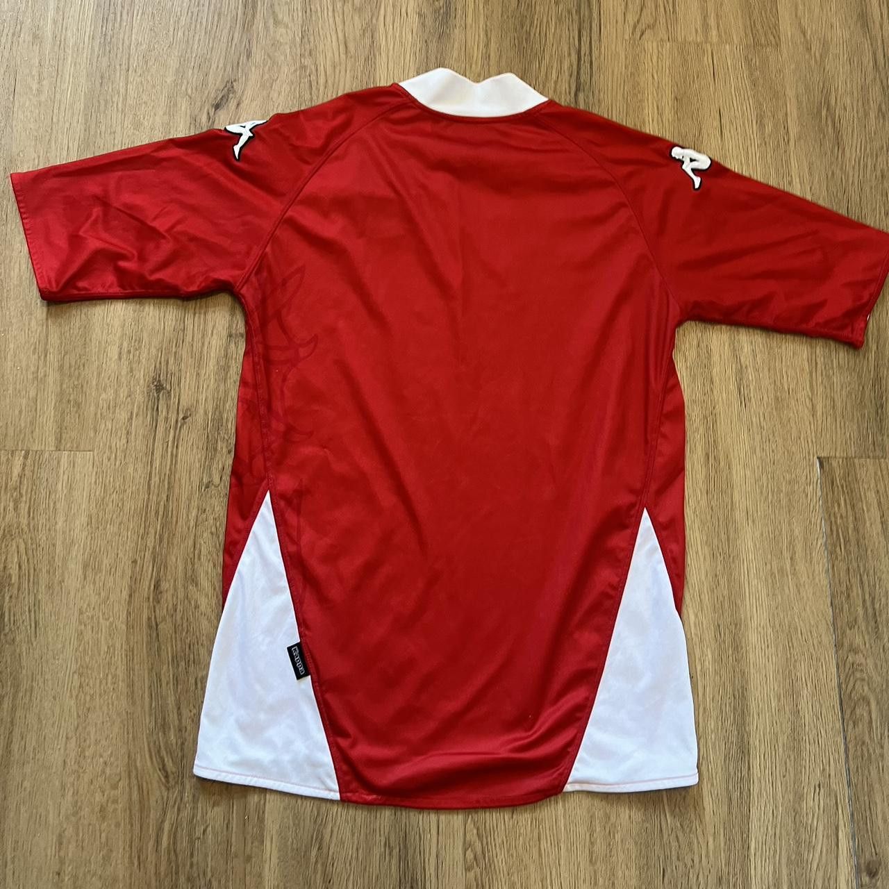 Kappa Wales home football shirt 2008-09 red and white Size US M / EU 48-50 / 2 - 2 Thumbnail