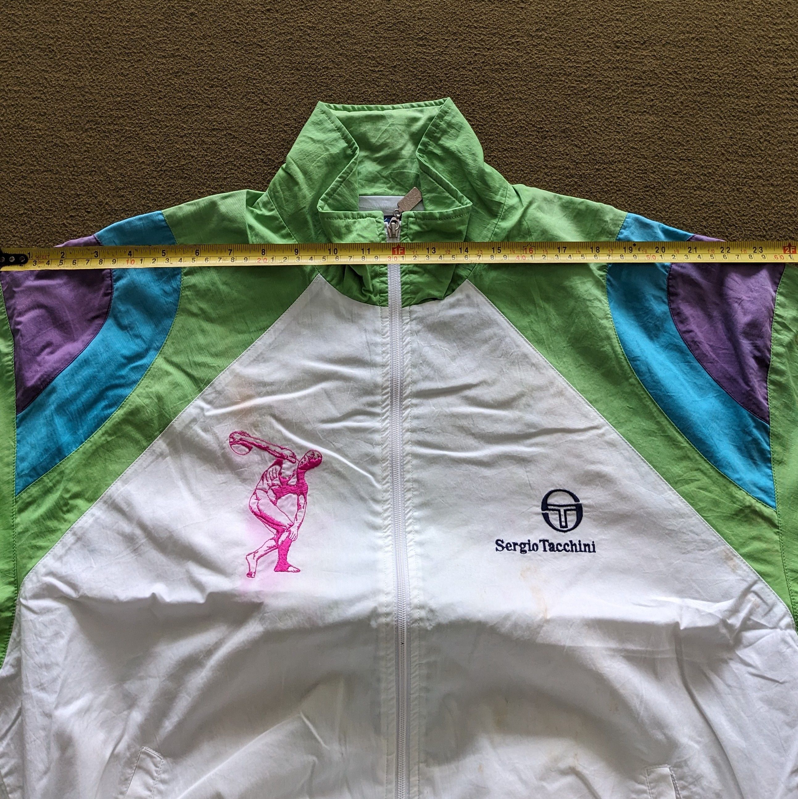 Sergio Tacchini Vintage Sergio Tacchini Windbreaker Jacket Size US L / EU 52-54 / 3 - 6 Thumbnail