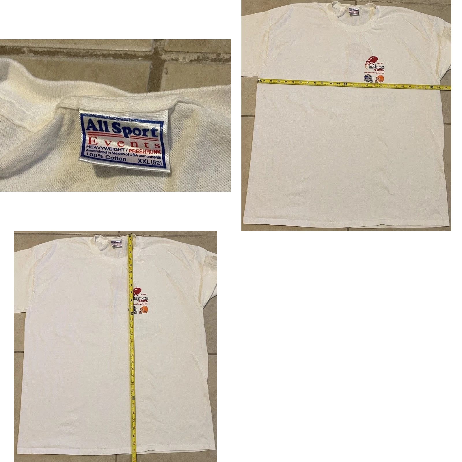 Vintage VINTAGE Insight.com Bowl Mikes Hard Lemonade Shirt XXL White NFT? Size US XXL / EU 58 / 5 - 8 Thumbnail