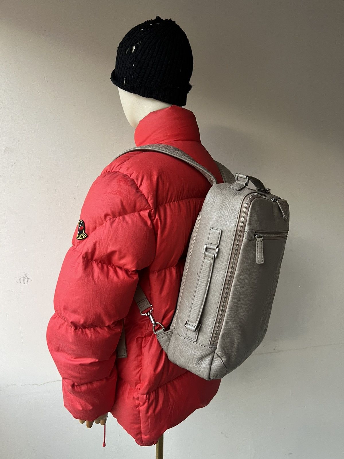 Leather Five Woods Japan Scratches Patina Leather Backpack Bag Size ONE SIZE - 1 Thumbnail