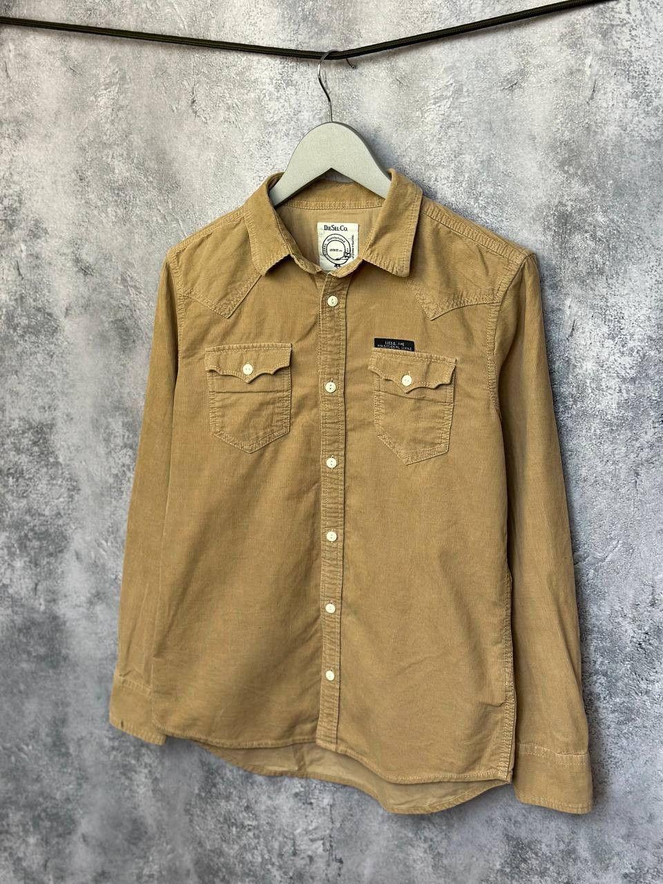 Diesel Diesel Co. Western Corduroy Shirt Vintage Camel Brown Size US S / EU 44-46 / 1 - 1 Thumbnail