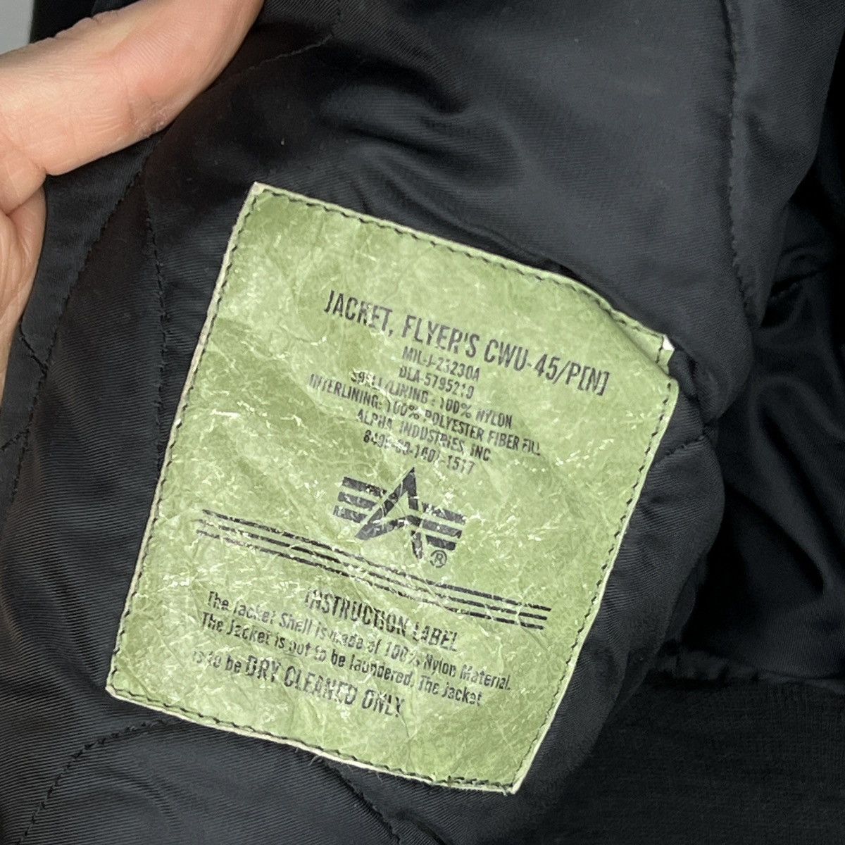 Alpha Industries × Vintage ALPHA INDUSTRIES VINTAGE CWU-45 BOMBER JAKCET Y2K Size US L / EU 52-54 / 3 - 7 Thumbnail
