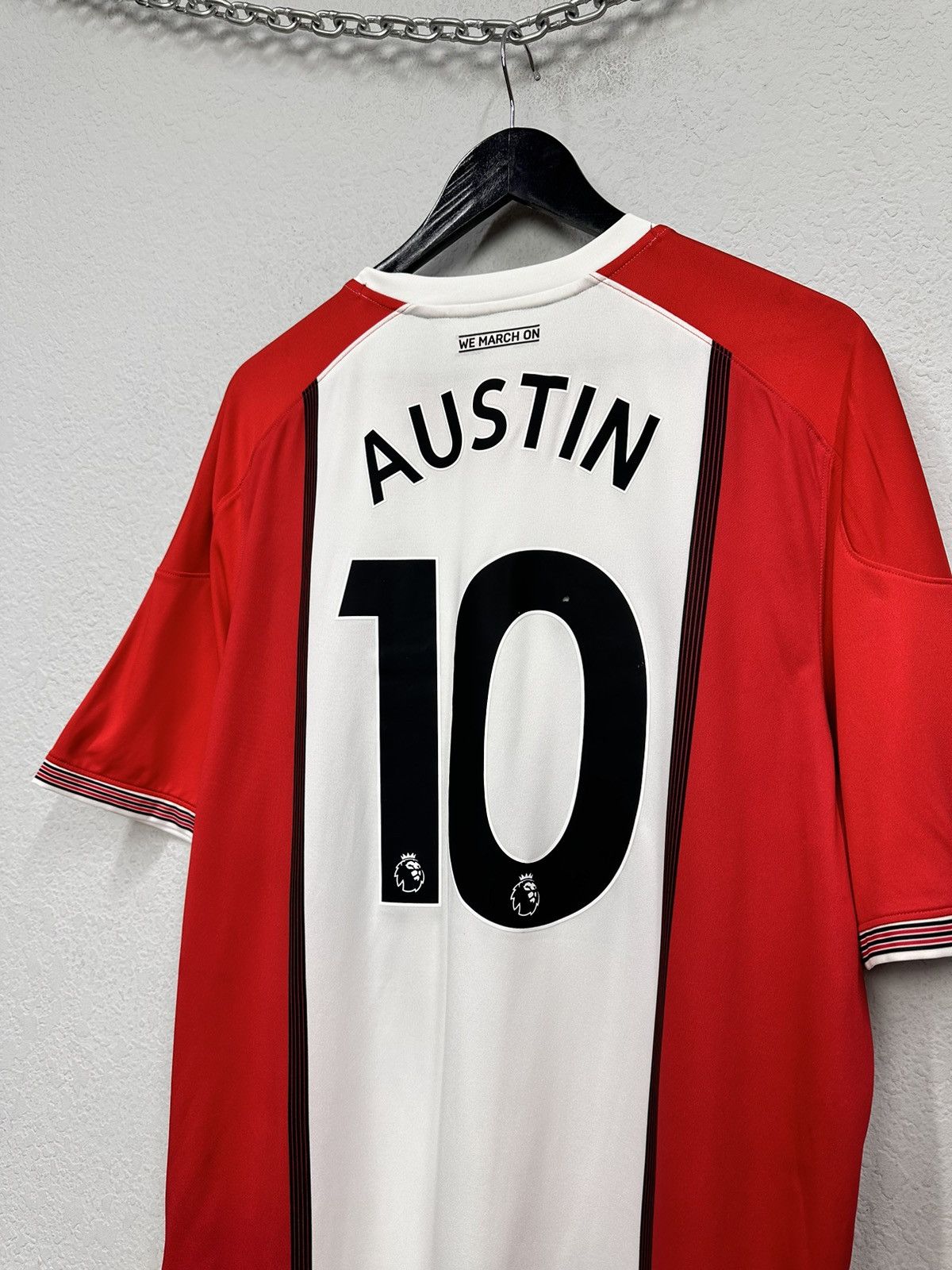 Under Armour Under Armour SOUTHAMPTON 2017/2018 Soccer Jersey Austin #10 Size US XL / EU 56 / 4 - 10 Thumbnail