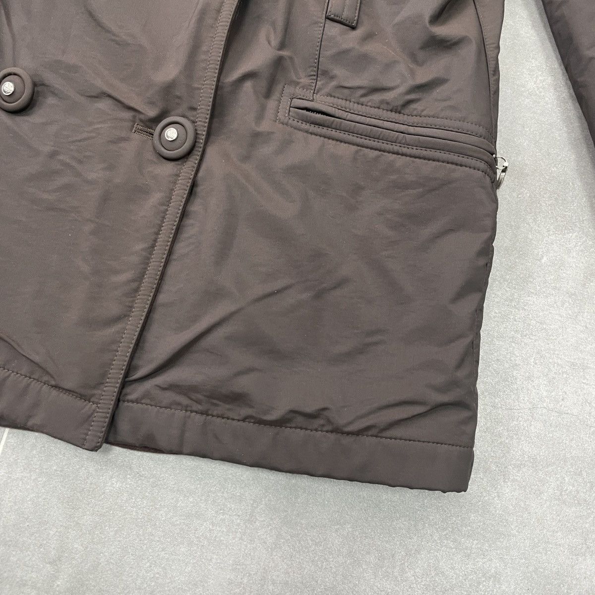 Versace × Vintage Vintage Gianni Versace Women Trench Coat Jacket Size 42 Size M / US 6-8 / IT 42-44 - 6 Thumbnail