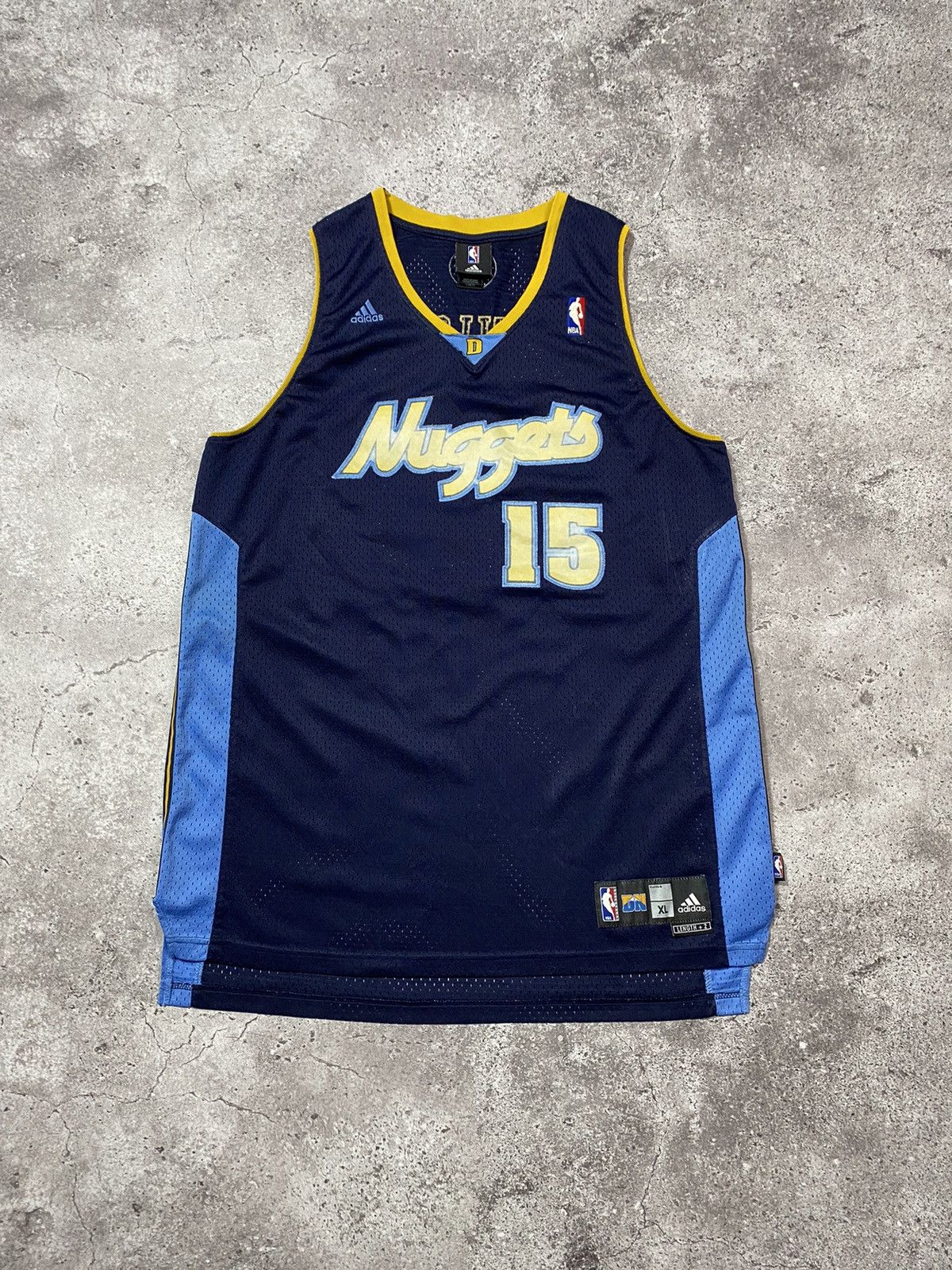 NBA Vintage Adidas DENVER NUGGETS #15 Anthony NBA jersey Size US XL / EU 56 / 4 - 1 Thumbnail