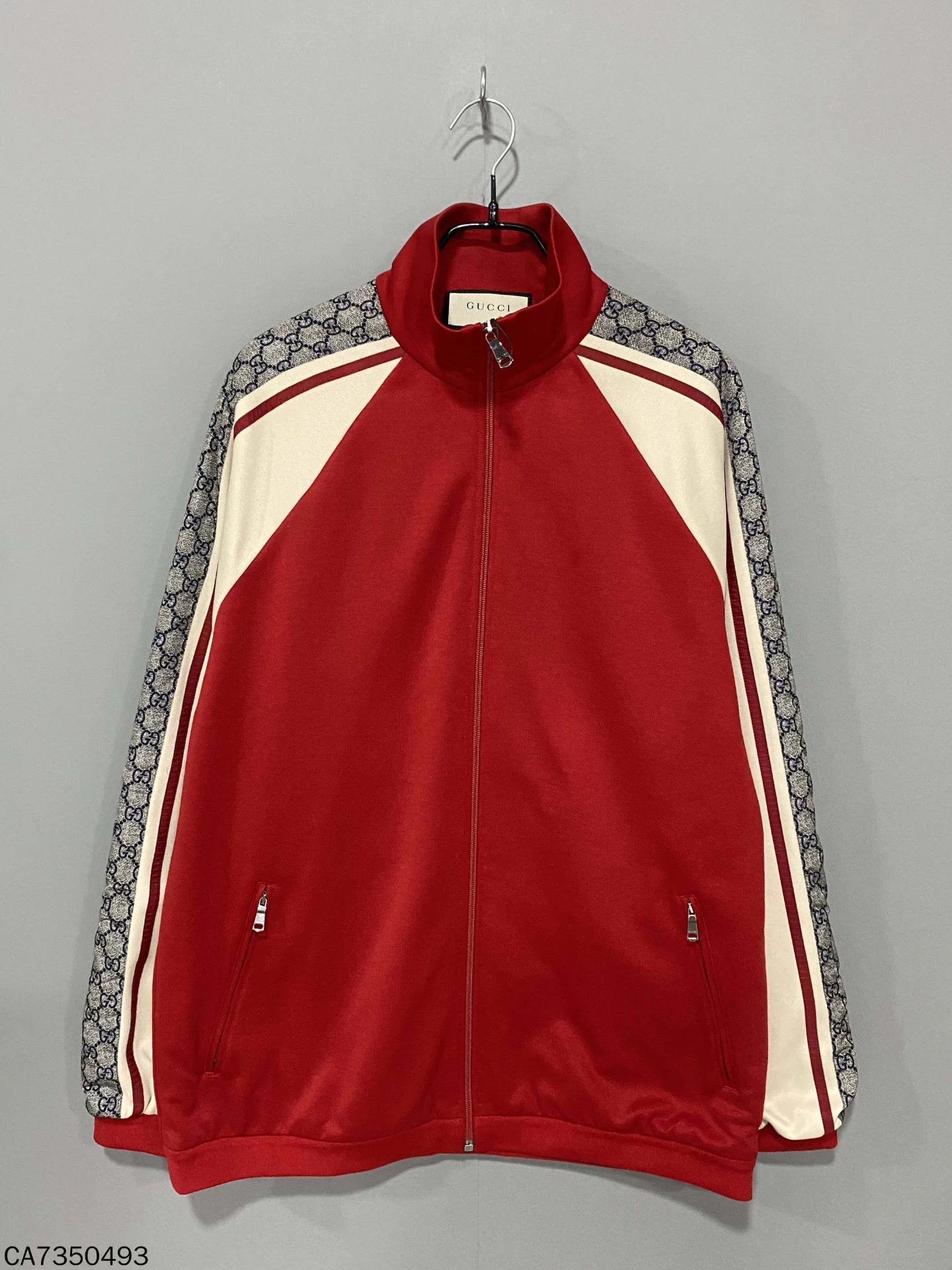 Gucci GUCCI red snake print zip-up jacket XS Size US XS / EU 42 / 0 - 1 Thumbnail
