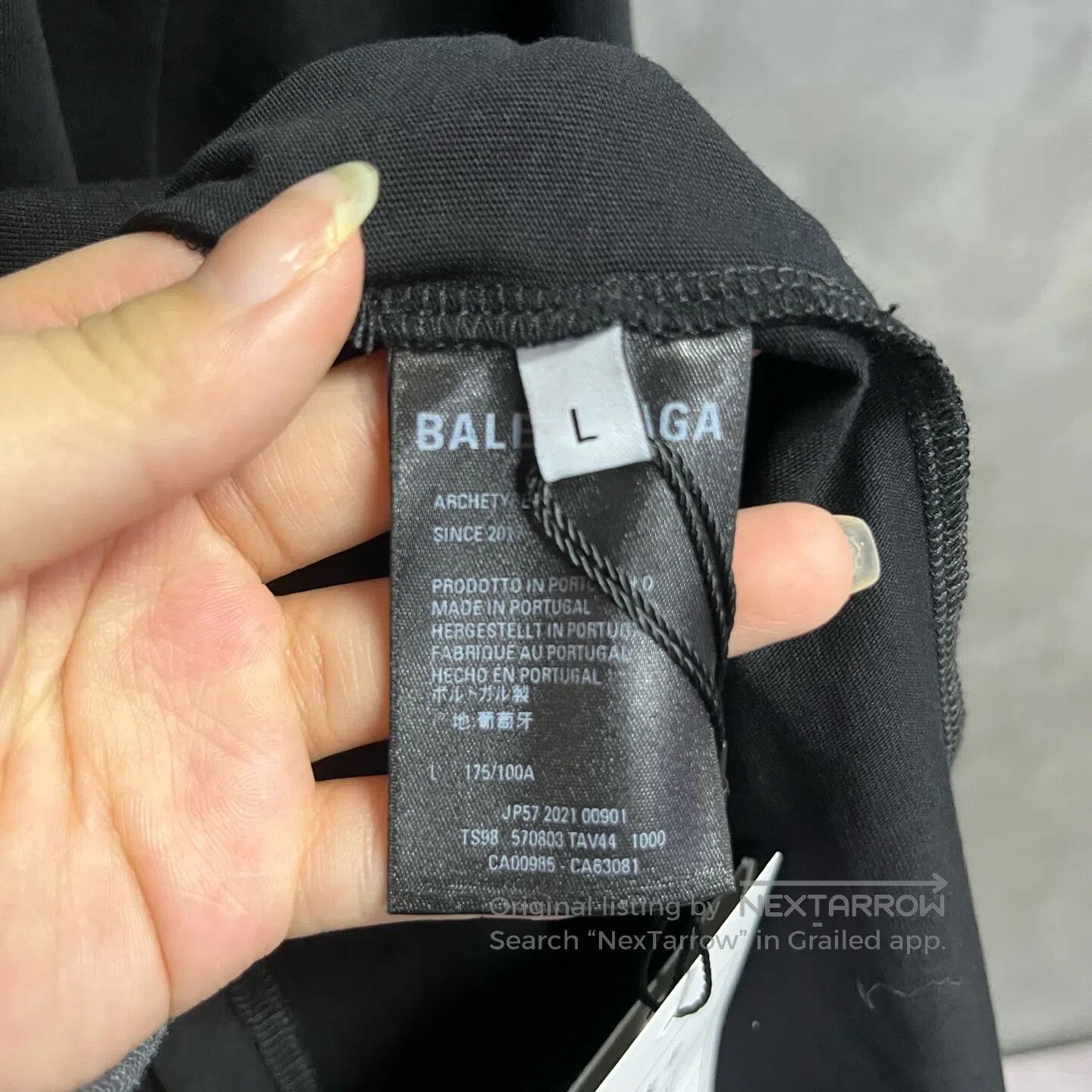Balenciaga Balenciaga Cola-print round-neck casual short-sleeve T-shi Size US L / EU 52-54 / 3 - 3 Thumbnail