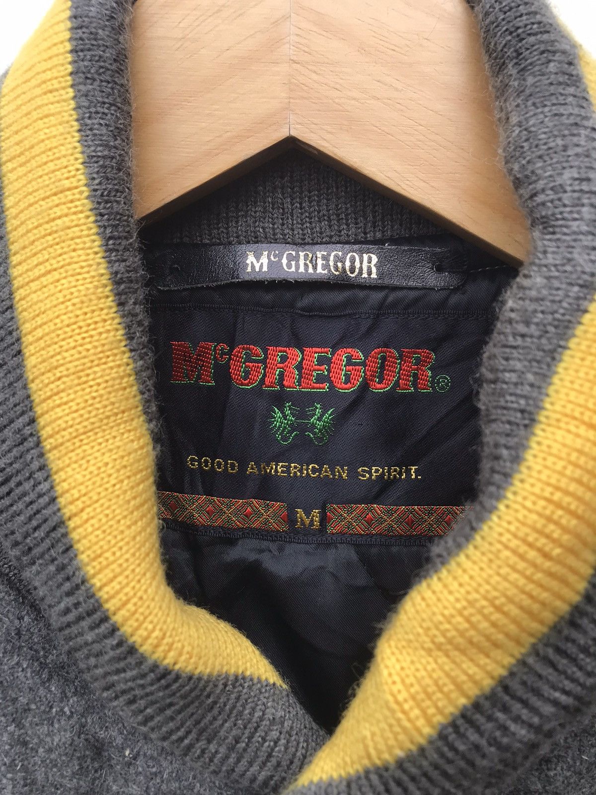 McGregor Vintage Mcgregor Spellout Varsity Jacket Size US M / EU 48-50 / 2 - 2 Thumbnail
