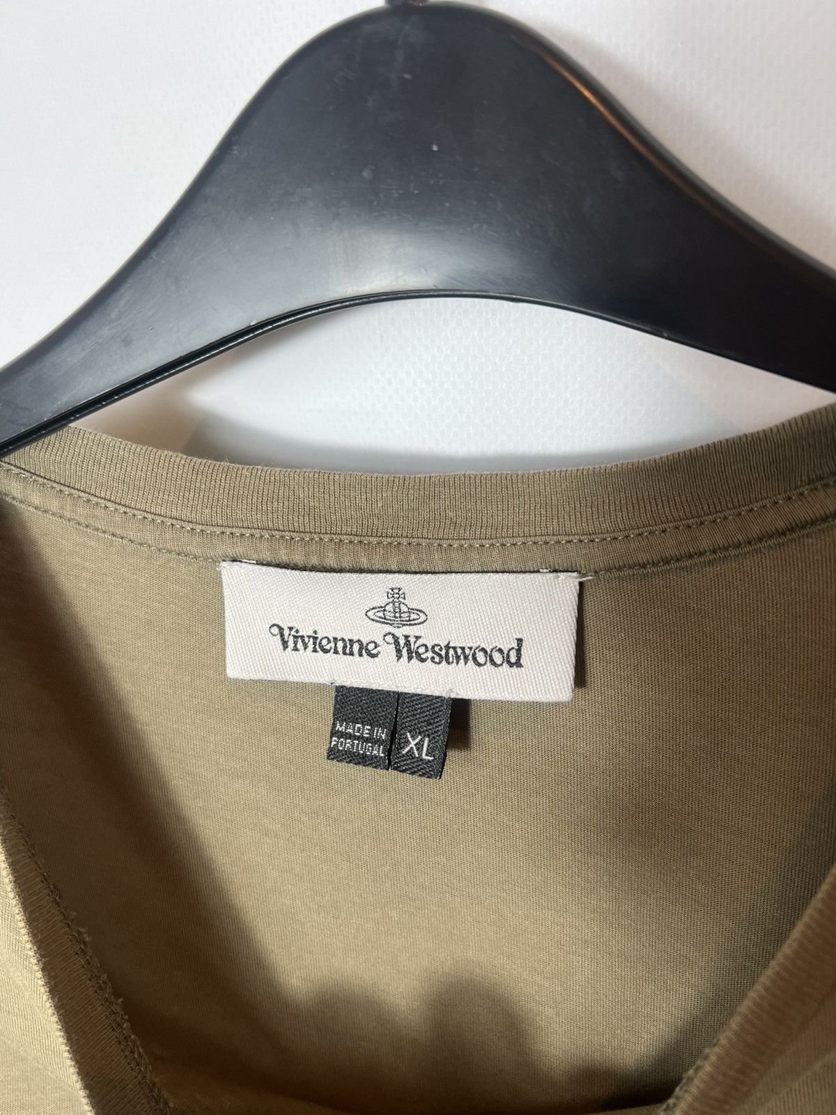 Vivienne Westwood Vintage streetwear y2k Vivienne Westwood Khaki T-shirt Size US XL / EU 56 / 4 - 6 Thumbnail