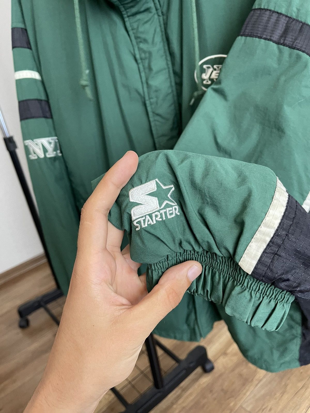 NFL New York NY Jets Starter Vintage Jacket 90s NFL Size US L / EU 52-54 / 3 - 11 Thumbnail