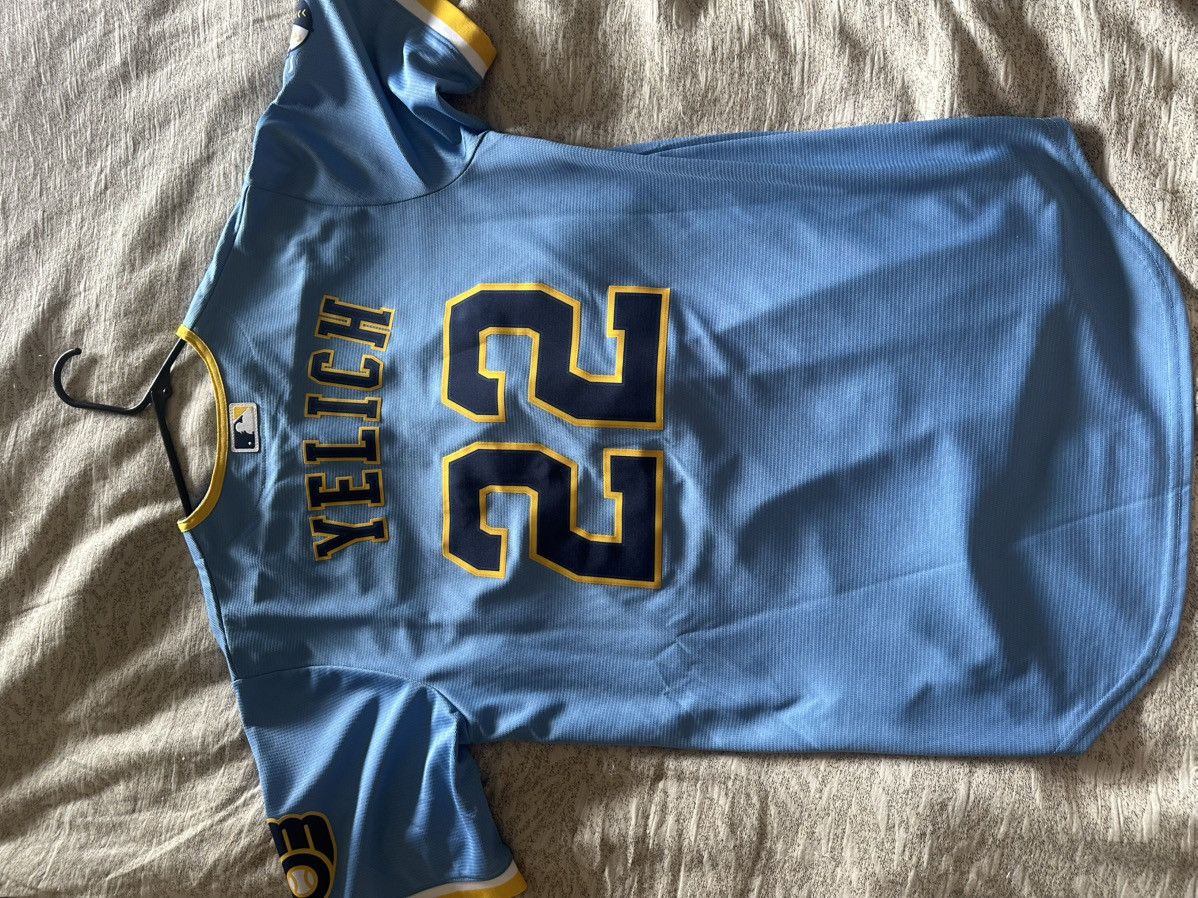 Nike Nike Milwaukee Brewers City Connect Jersey 2023 Size US M / EU 48-50 / 2 - 2 Thumbnail
