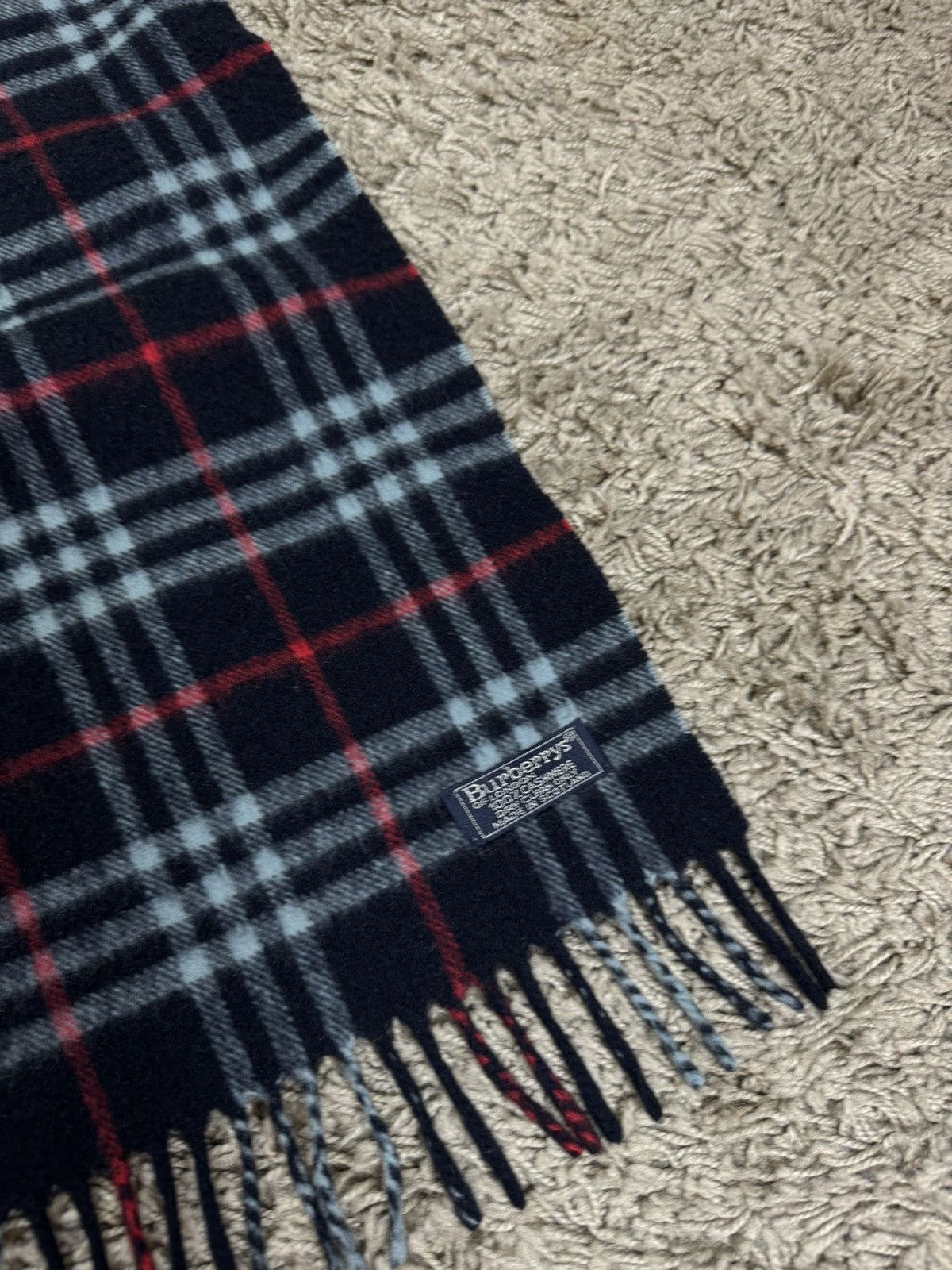 Burberry × Vintage Vintage cashmere scarf Burberry’s 90s original luxury item Size ONE SIZE - 3 Thumbnail