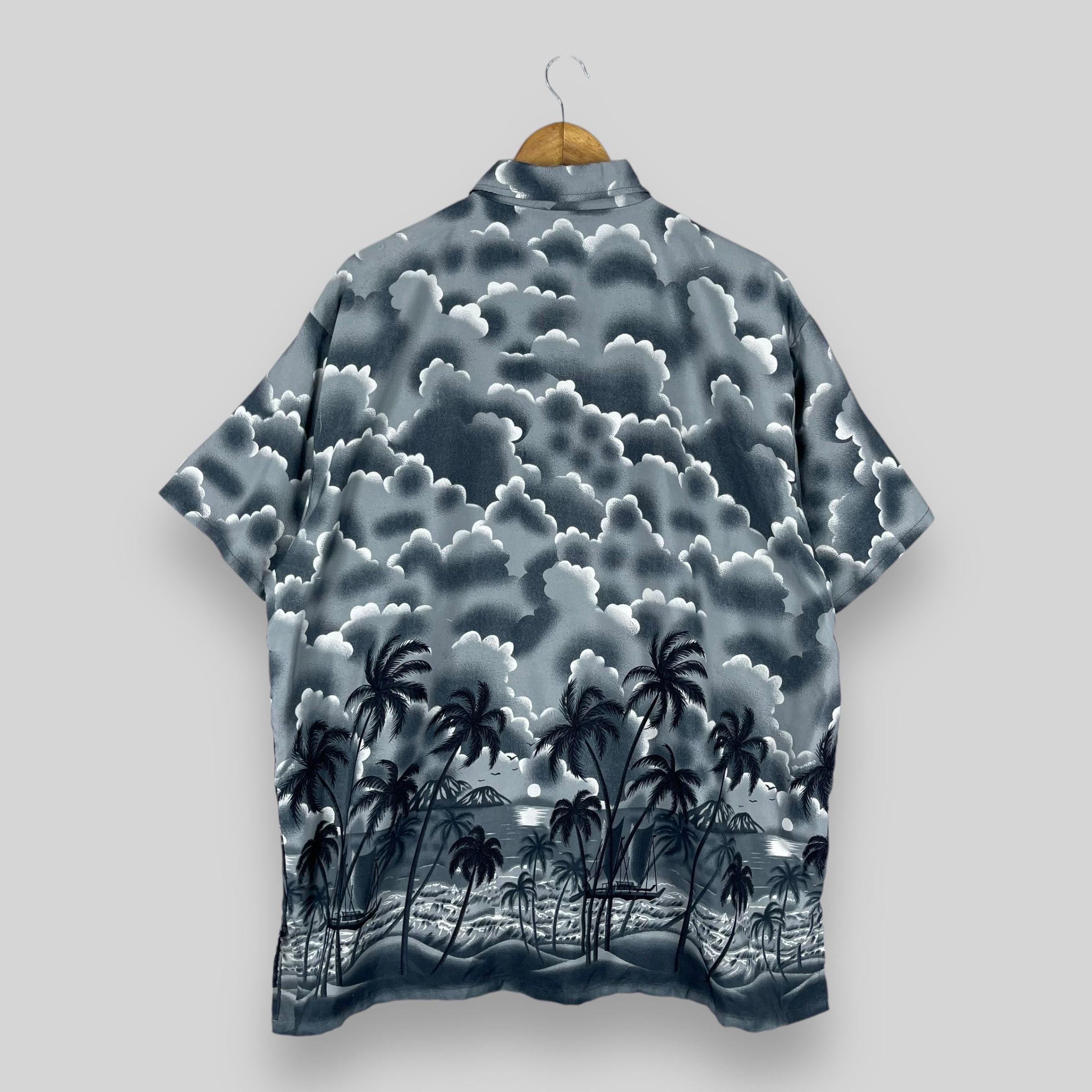 Vintage Vintage Aloha Tropical Beach View Motive Printed Button Up Size US XL / EU 56 / 4 - 8 Thumbnail