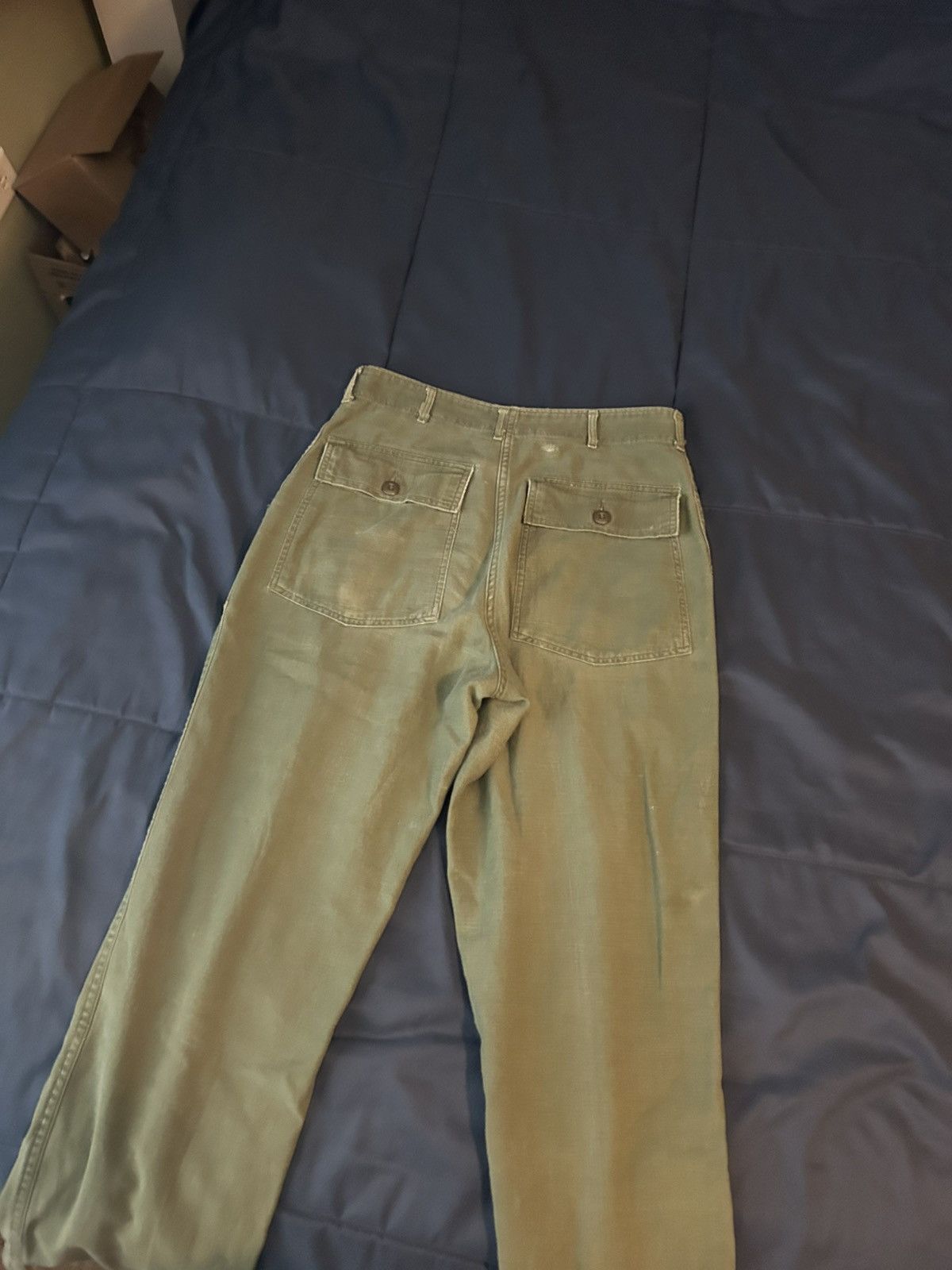 Vintage OG-107 GI x Military x Surplus x Sateen Trousers Size US 32 / EU 48 - 5 Thumbnail