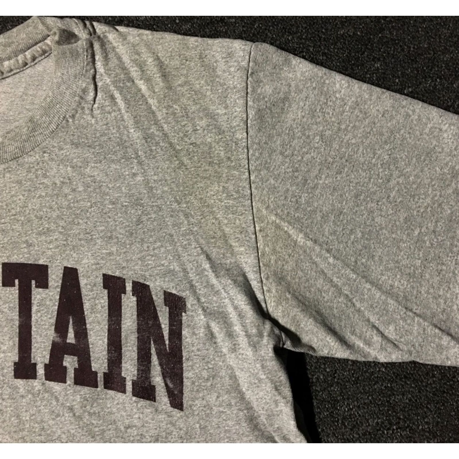 Vintage VINTAGE Mountain Pointe Faded Spellout Shirt XL Gray Size US XL / EU 56 / 4 - 4 Thumbnail
