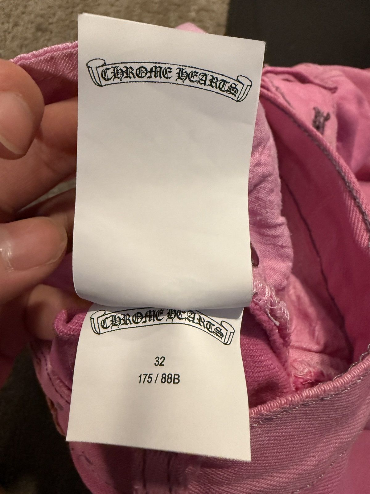 Chrome Hearts pink jeans Size US 32 / EU 48 - 3 Thumbnail