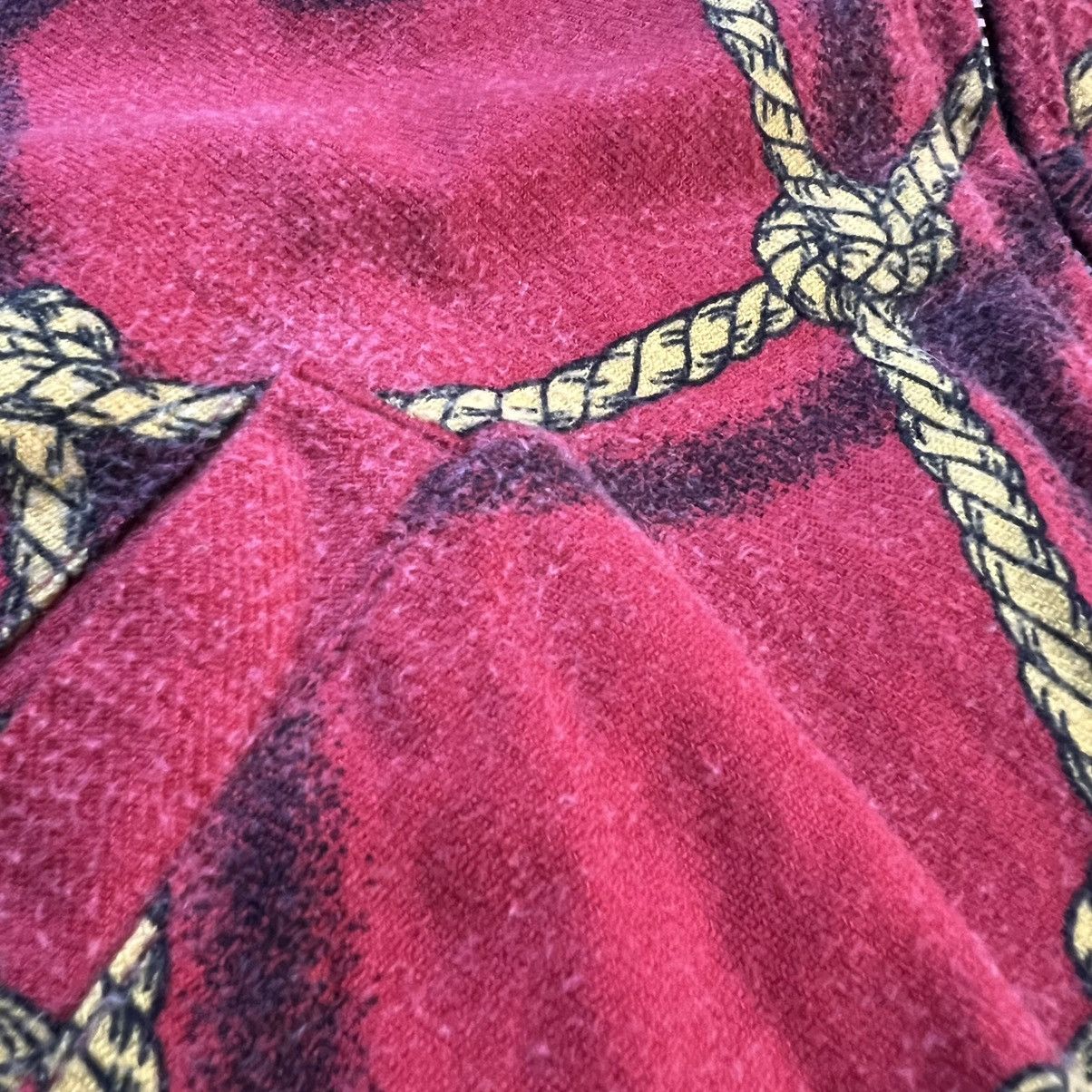 Sasquatchfabrix Sasquatchfabrix AW05 3D Rope Check Reversible Hoodie Size US M / EU 48-50 / 2 - 9 Thumbnail