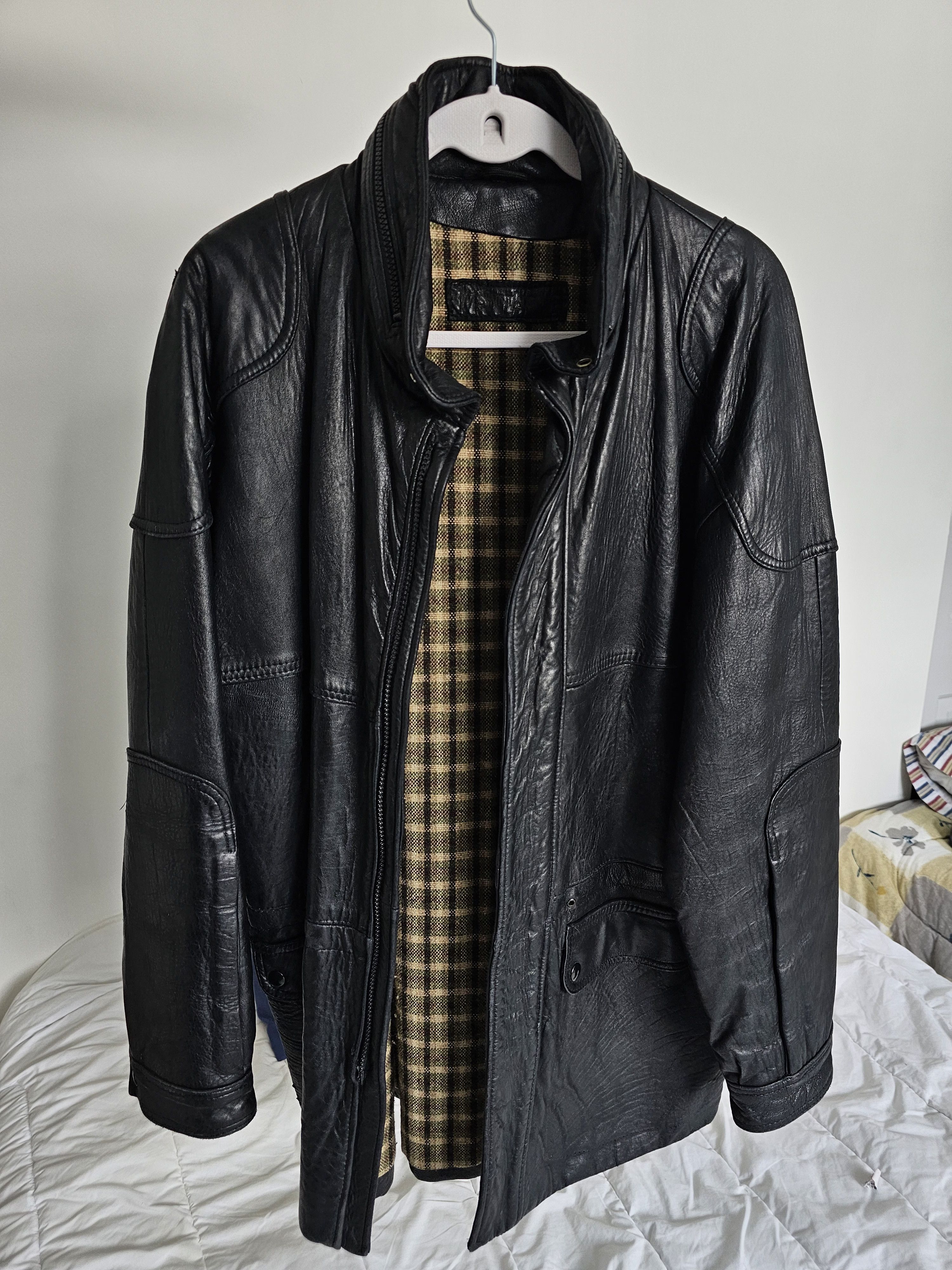 Yves Saint Laurent Vintage Yves Saint Laurent leather jacket Size US L / EU 52-54 / 3 - 1 Thumbnail