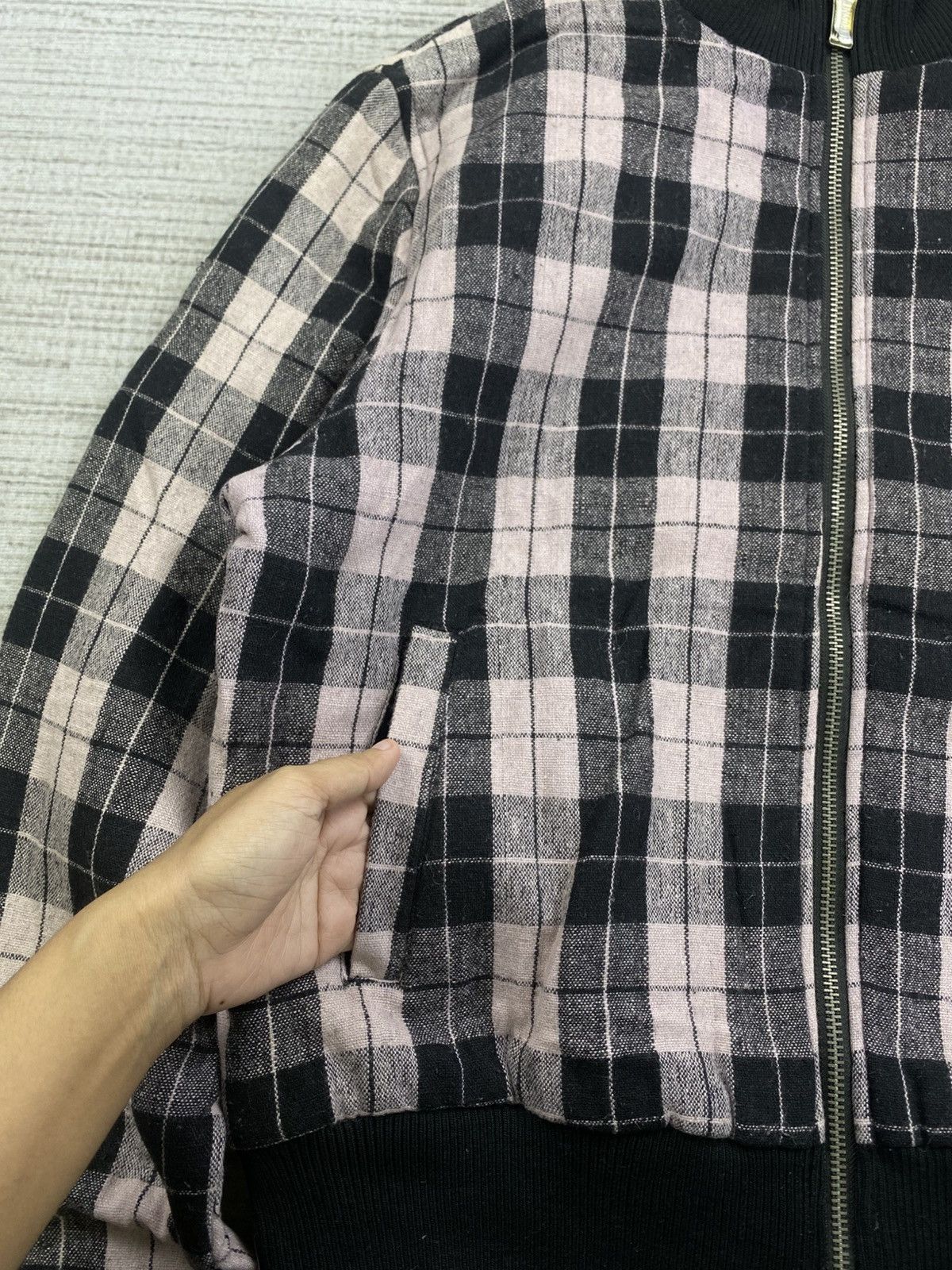 Lonsdale 🔥Vintage Lonsdale London Checked Zipper Jacket Size US M / EU 48-50 / 2 - 8 Thumbnail