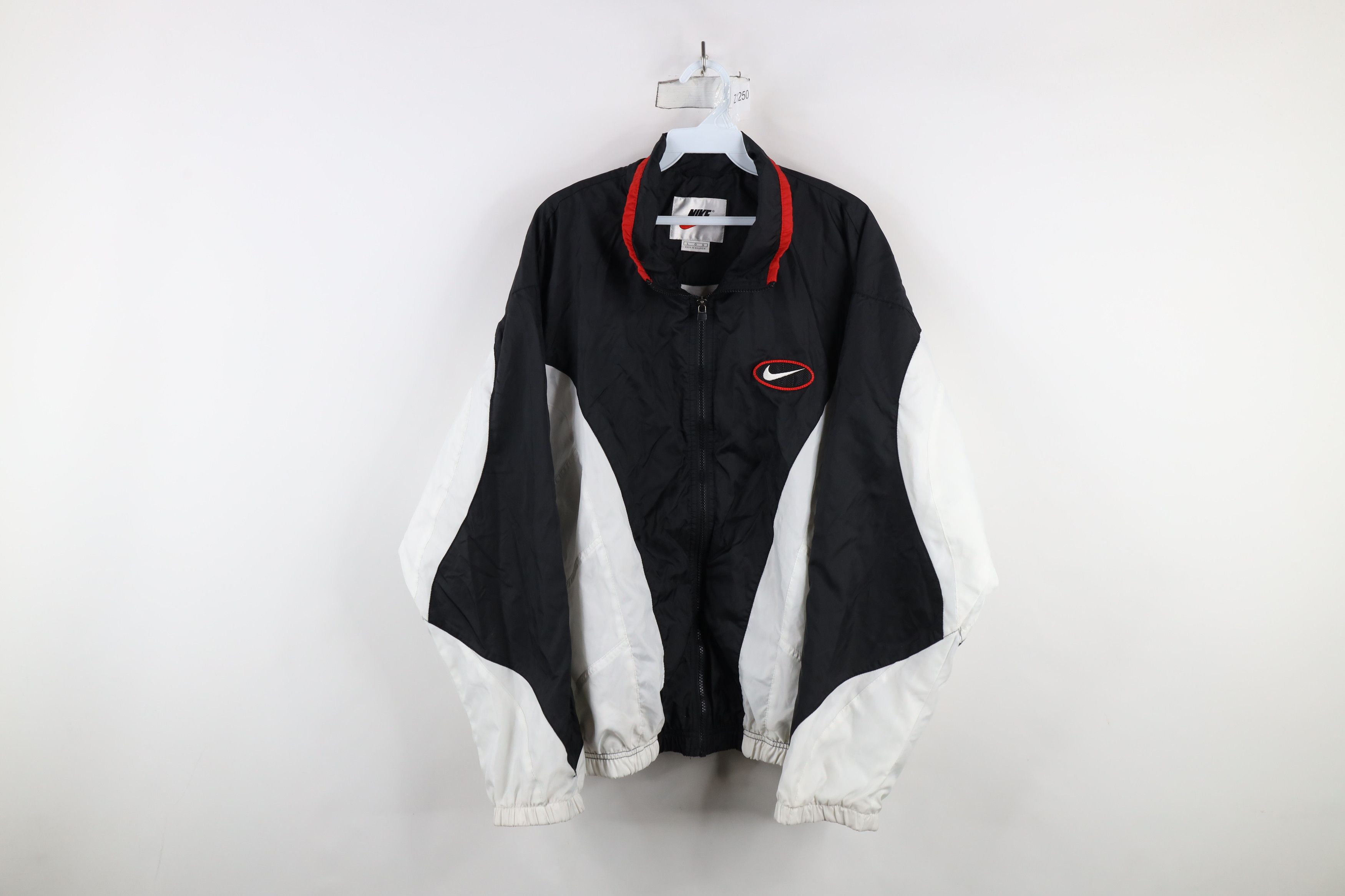 Vintage 90s Nike Scott Big Swoosh Lined Windbreaker Jacket