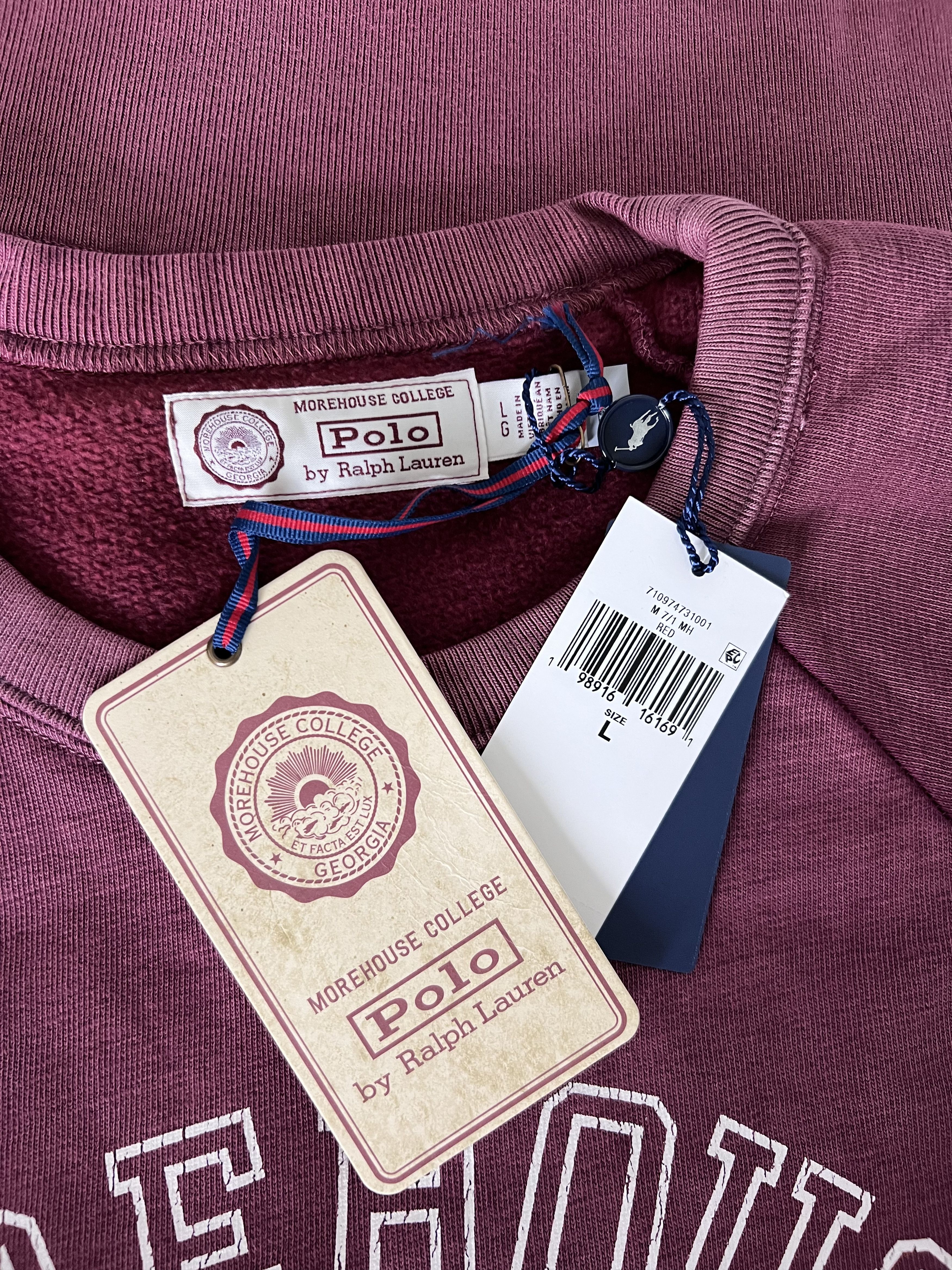 Polo Ralph Lauren Polo Ralph Lauren The Morehouse College Crest Sweatshirt Size US L / EU 52-54 / 3 - 7 Thumbnail